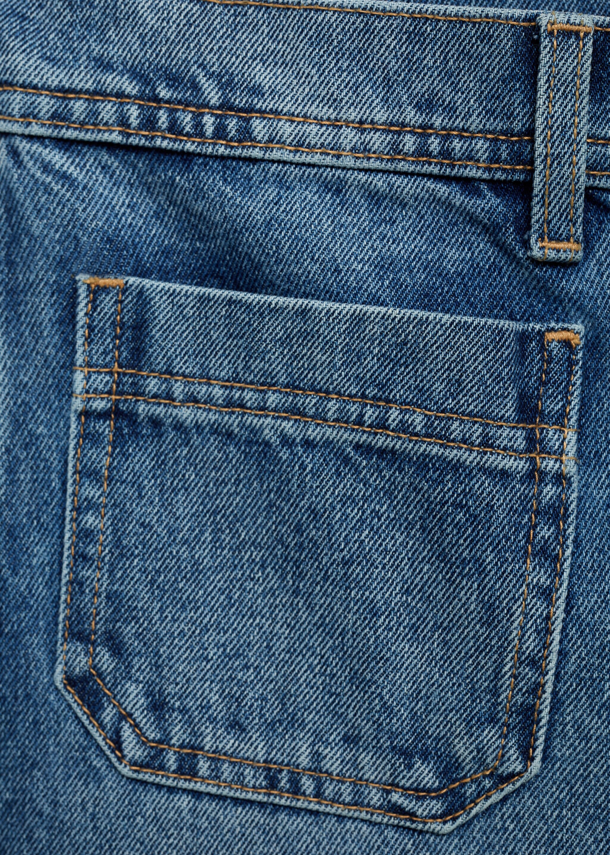Wide leg jeans with pockets - Details of the article 0, Medium Vintage Blue. Ref: 77067645-00.