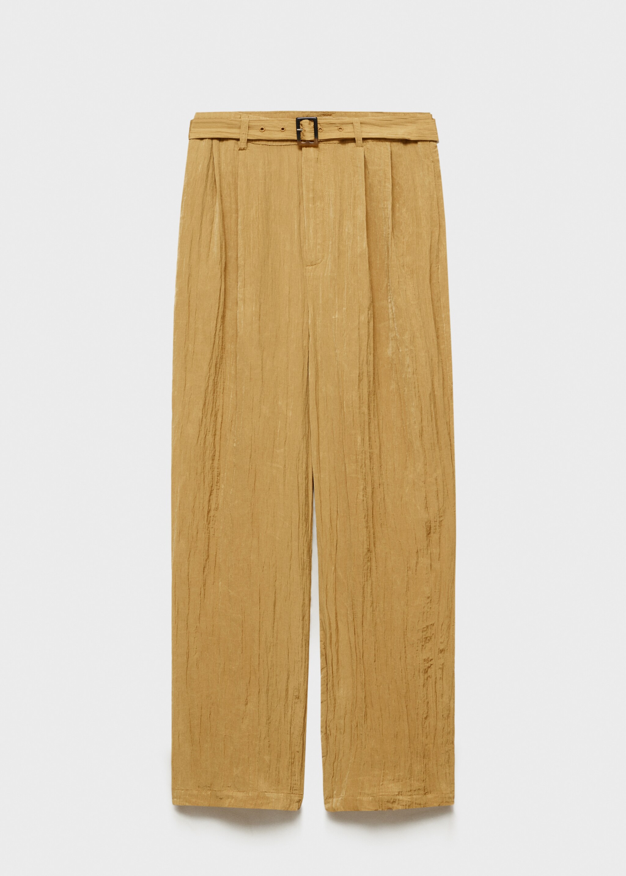 Textured trousers with belt - Article without model