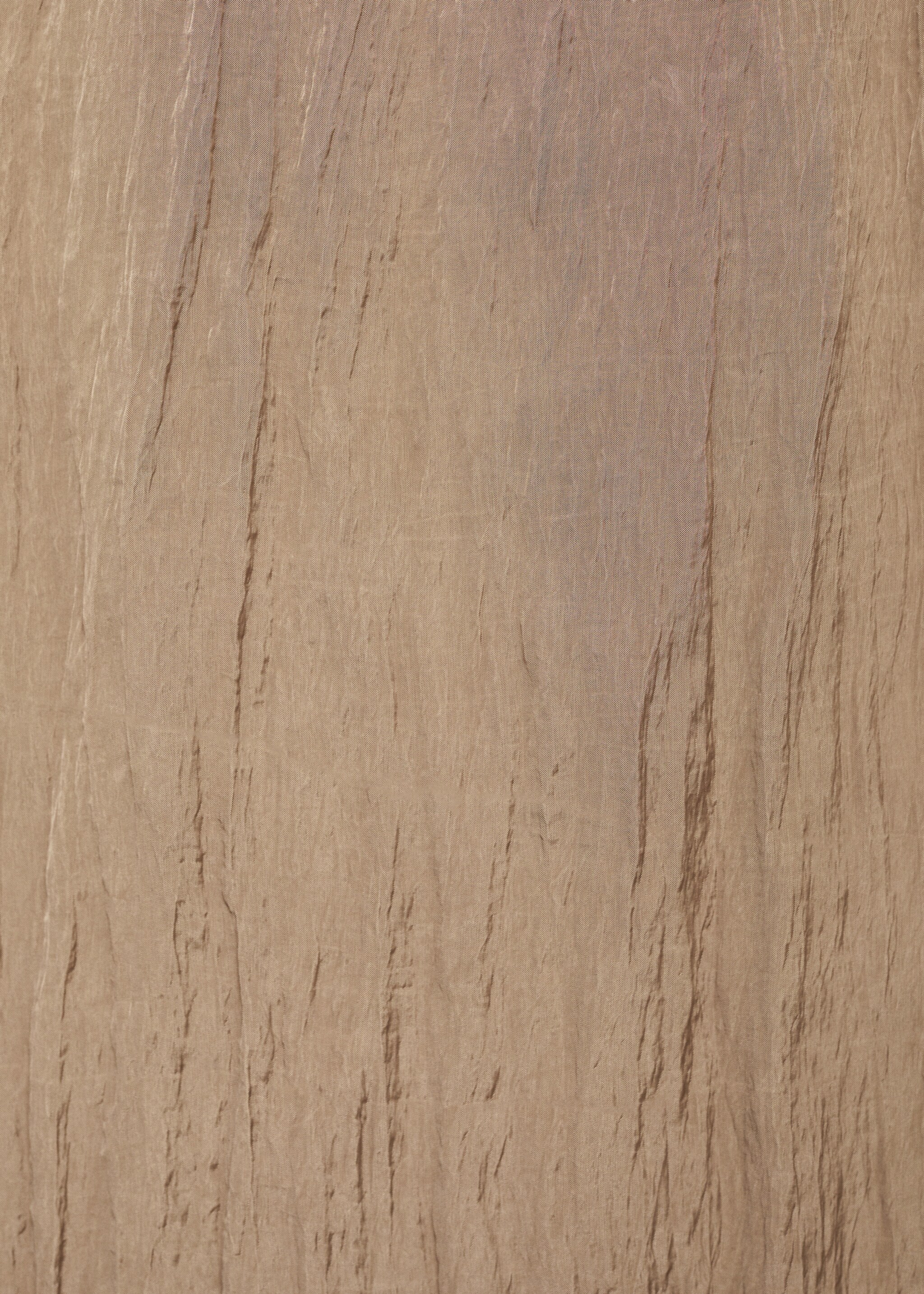 Textured trousers with belt - Details of the article 0, Brown. Ref: 77067646-00.