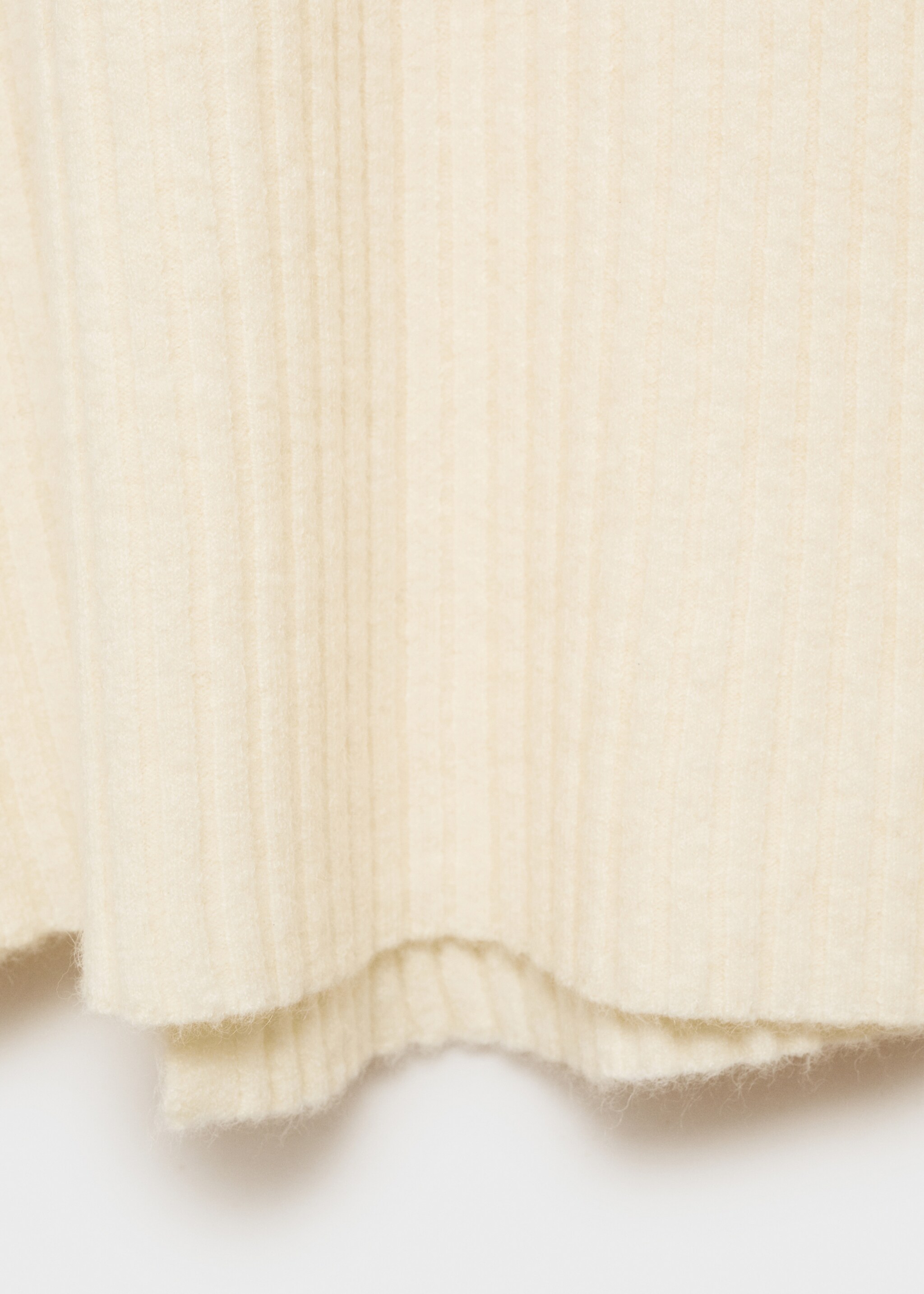 Gebreide overslagrok - Detail van het artikel 0, Ecru. Ref: 77067659-00.