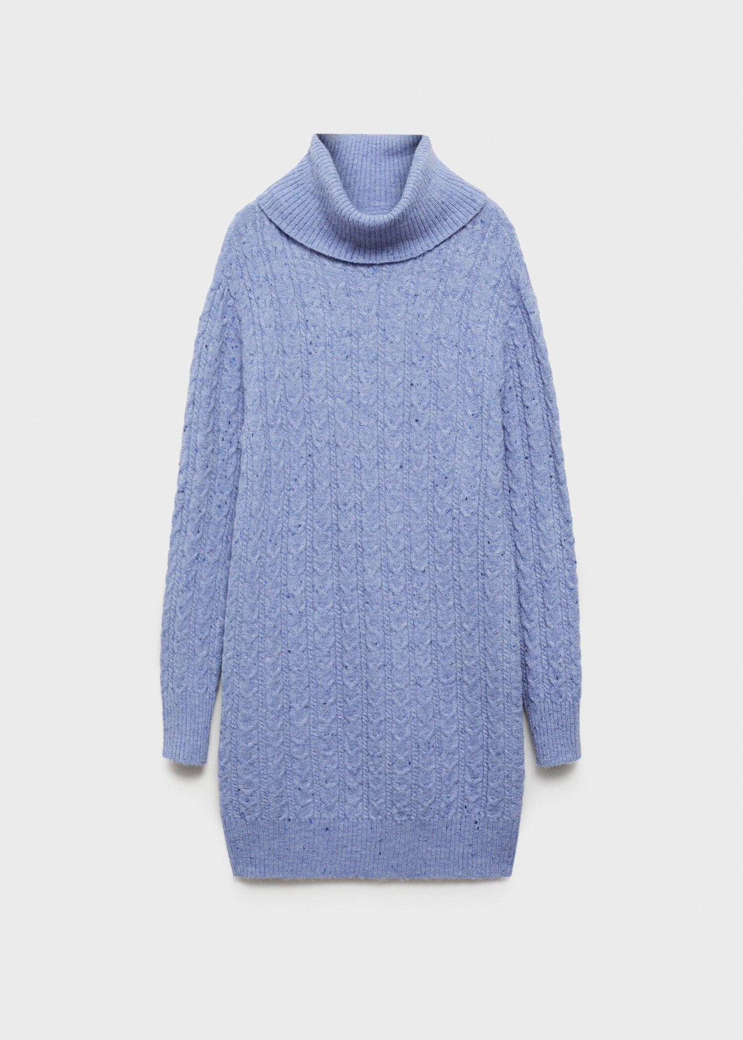 Turtle neck knit dress - Article without model