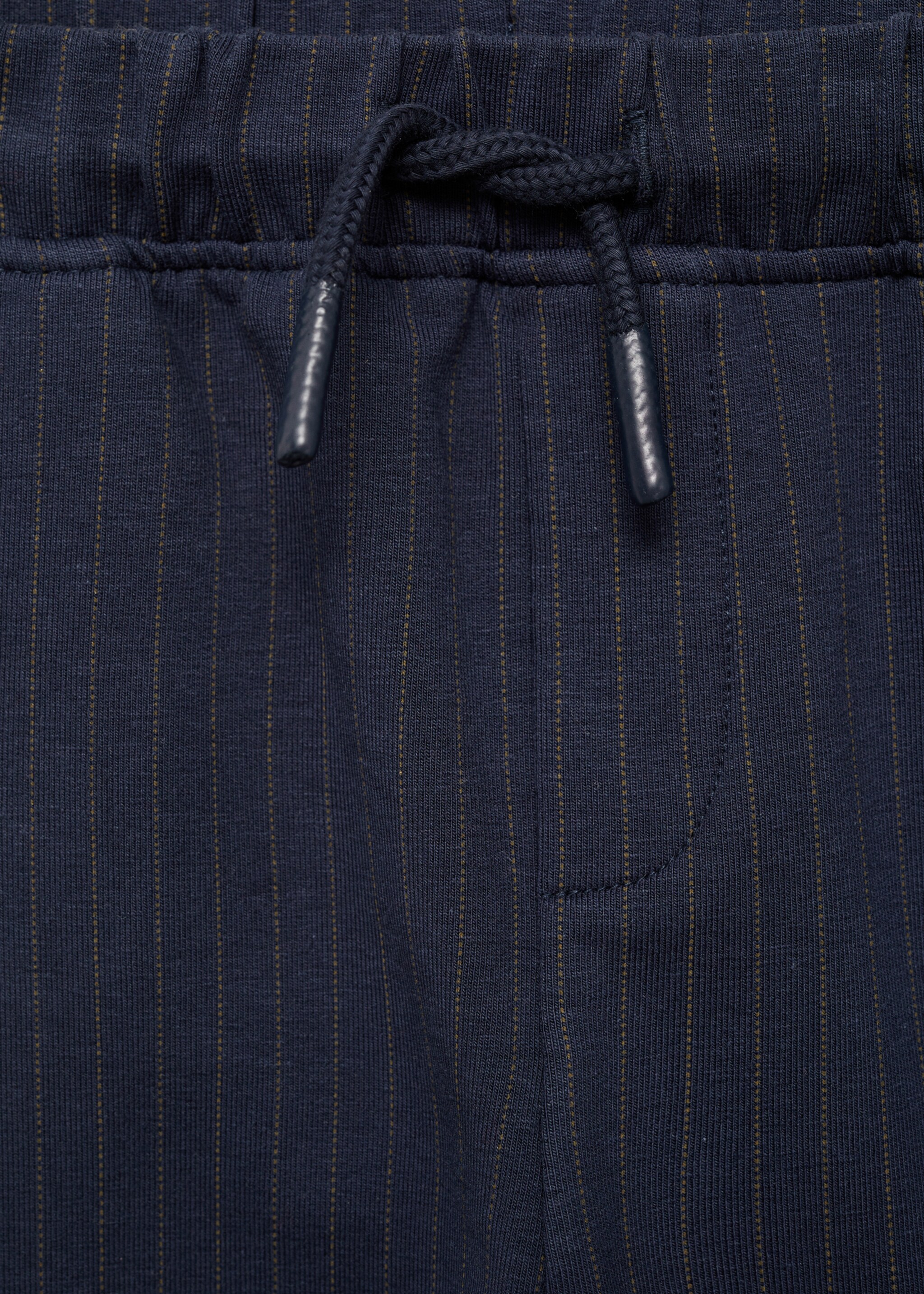 Chalk-stripe trousers - Details of the article 8, Dark Navy. Ref: 77067662-00.