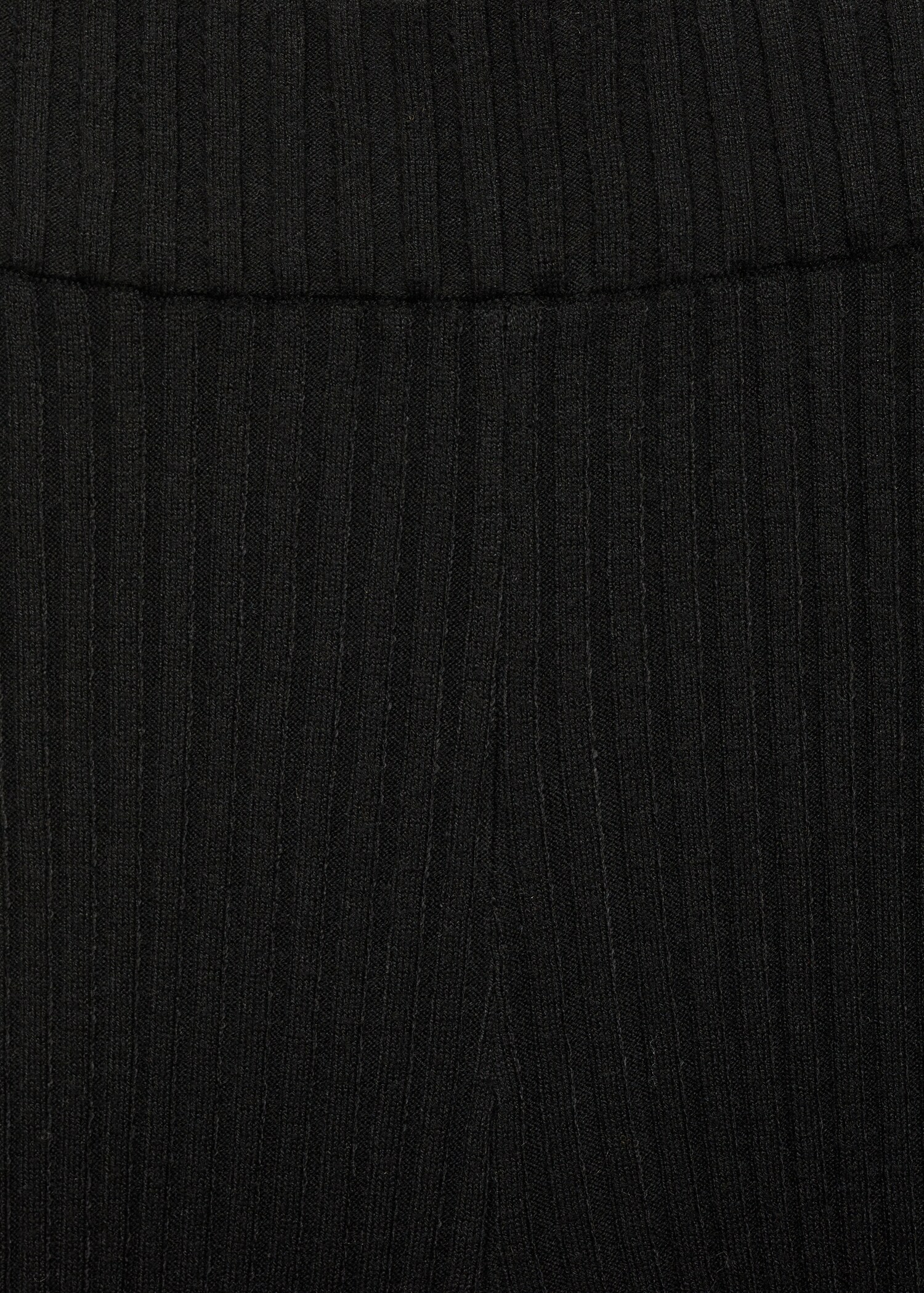 Pantalon évasé maille côtelée - Détail de l'article 8