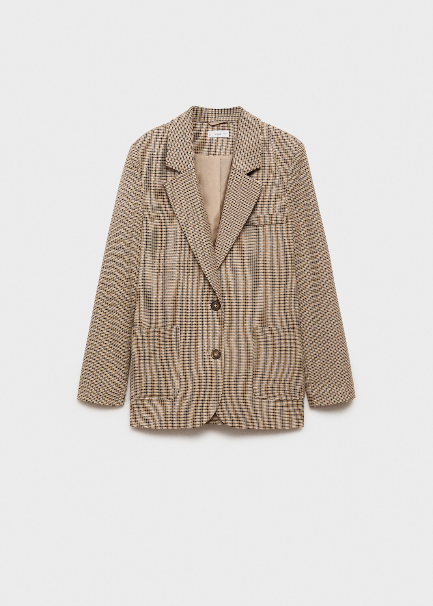 Hahnentritt-Blazer aus Woll-Mix - Artikel ohne Model