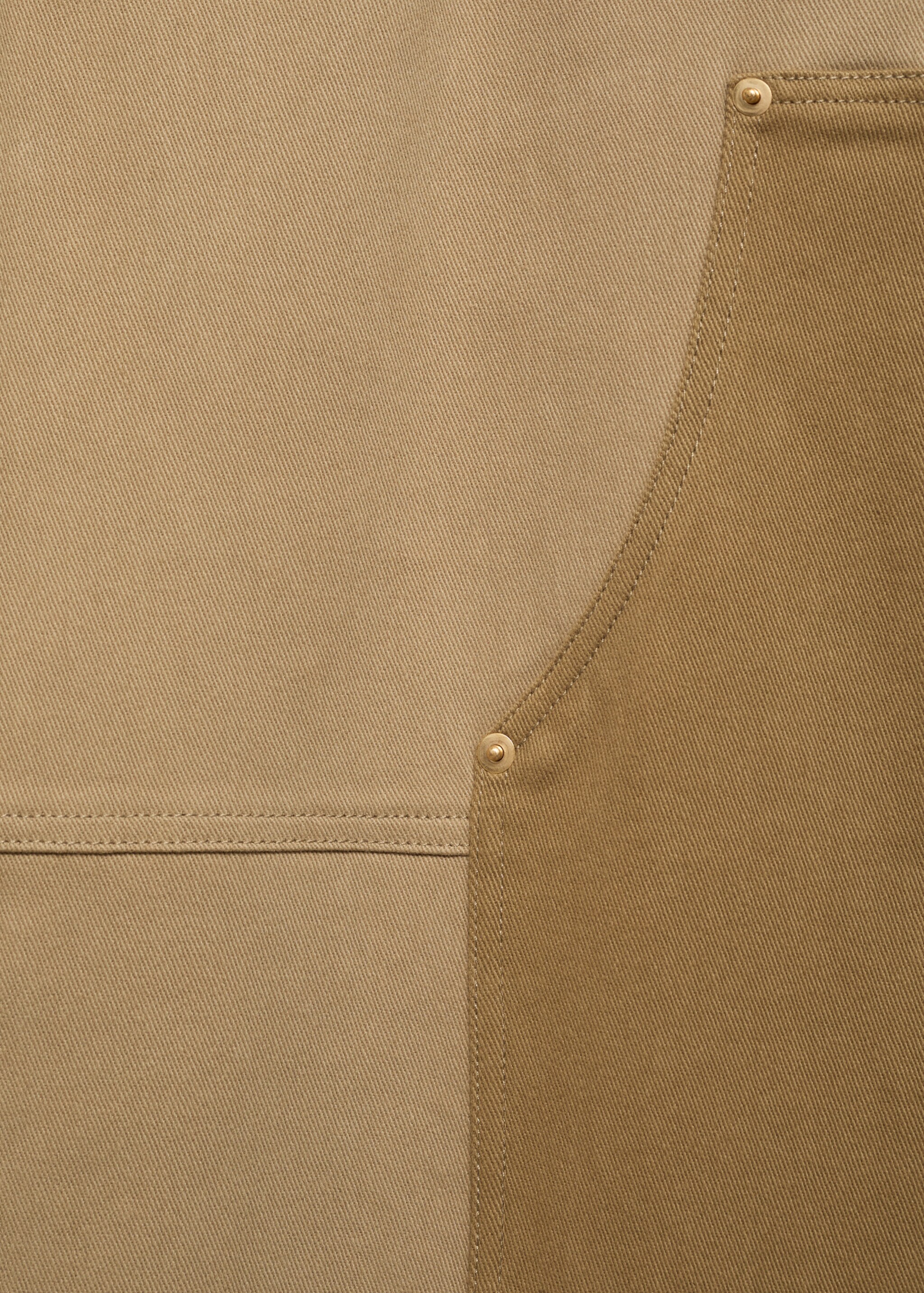 Pantalon empiècements contrastants - Détail de l'article 0, Beige. Ref: 77067670-00.