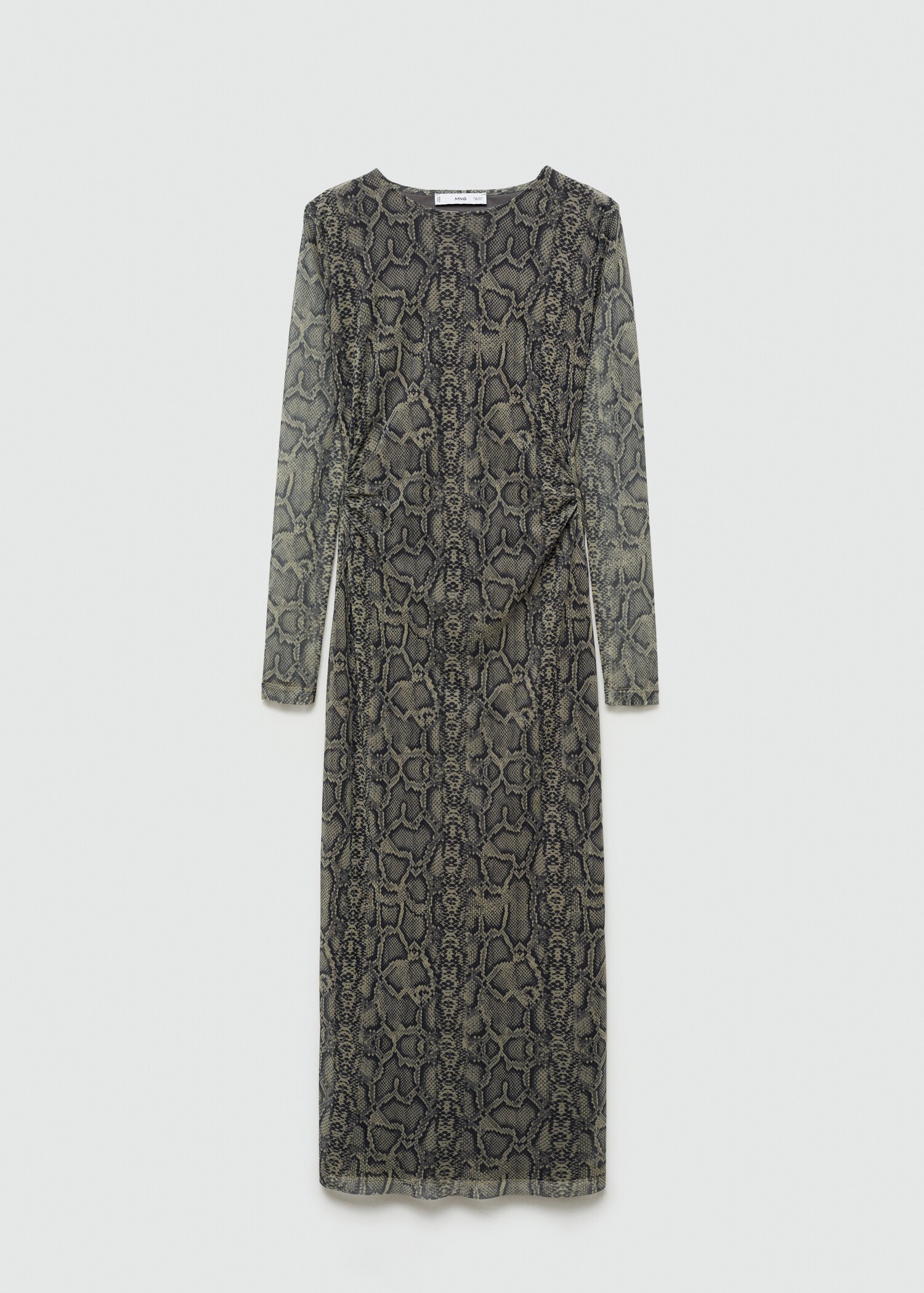 Animal-print mesh dress - Article without model