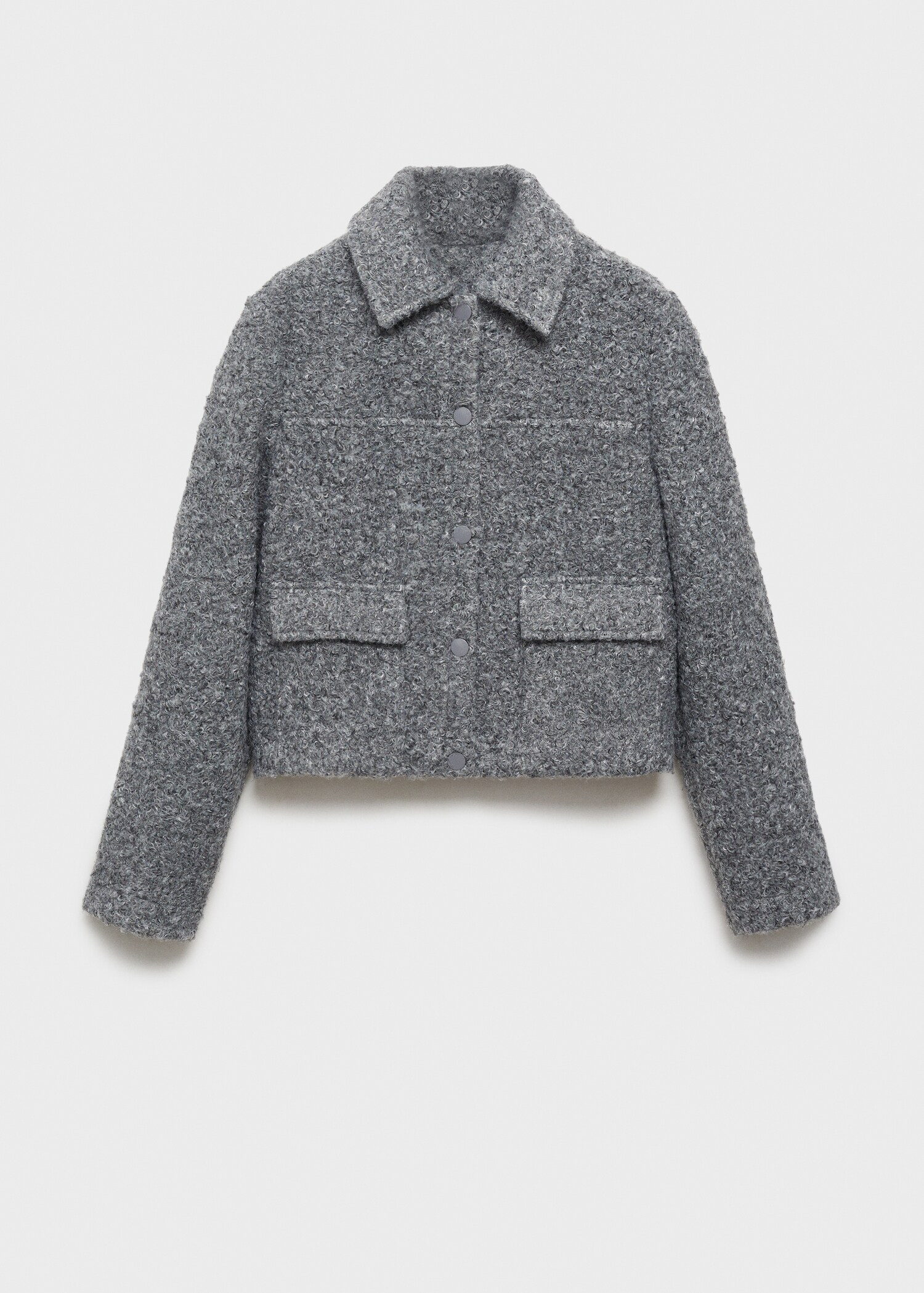 Bouclé jacket with pockets - Article without model