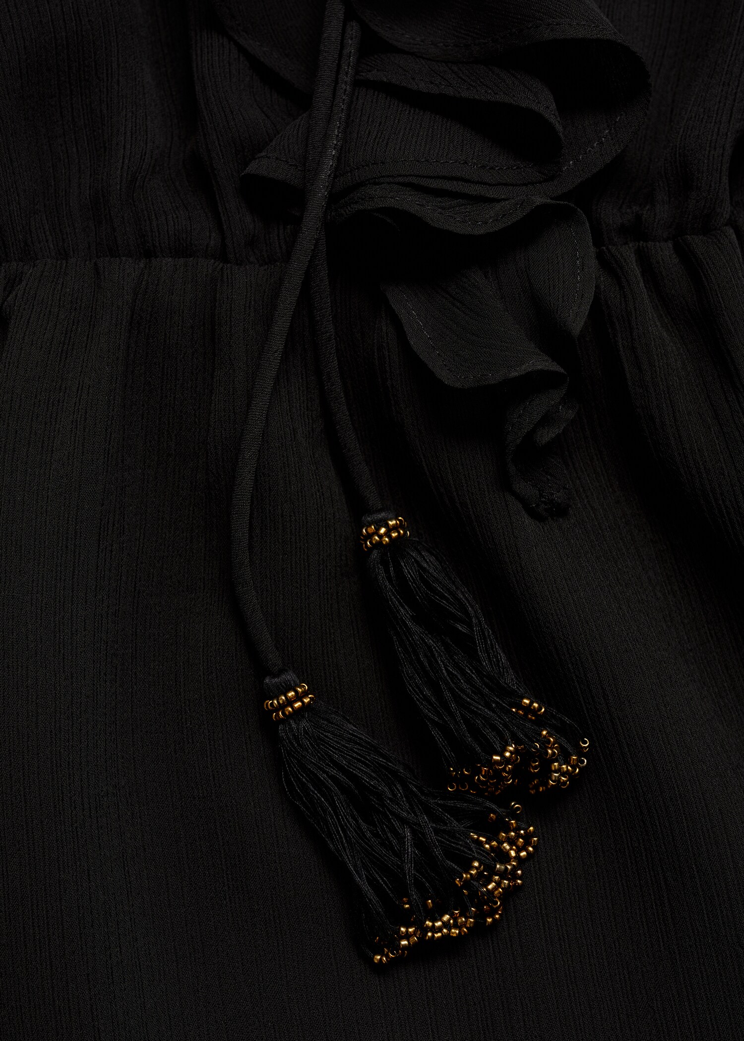 Vestido corto volantes - Detalle del artículo 0
