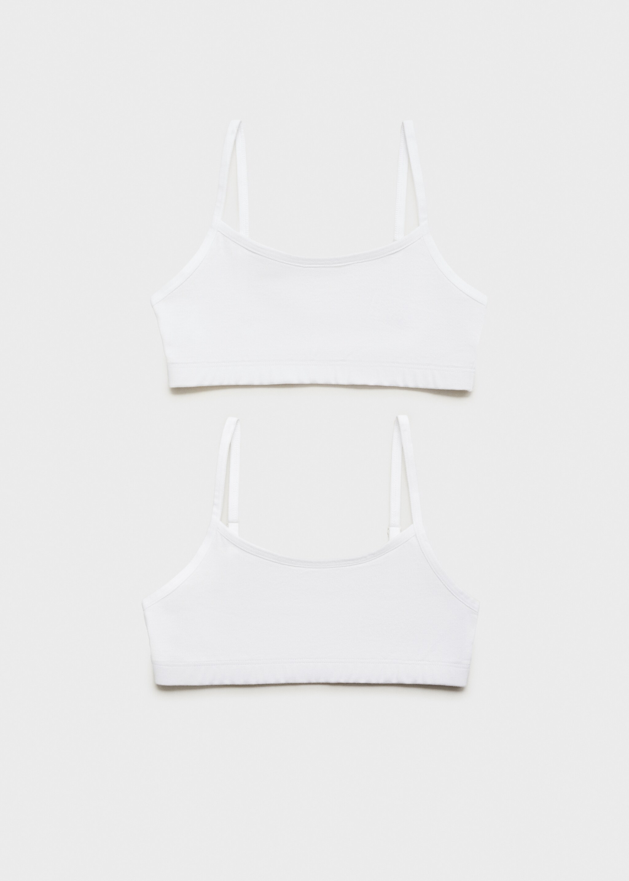 2-pack cotton tops - Article without model, Off White. Ref: 77067696-00.