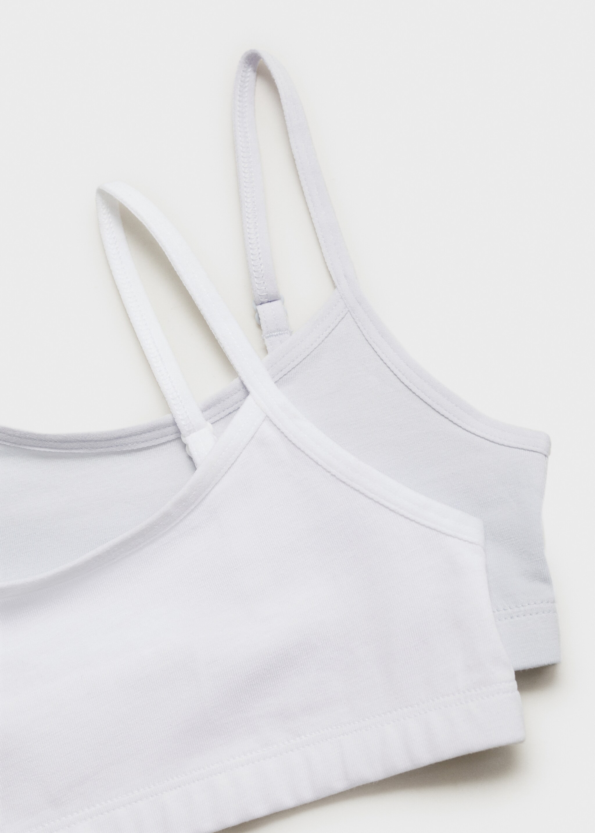 Pack 2 tops algodón - Detalle del artículo 8, Azul celeste. Ref: 77067696-00.