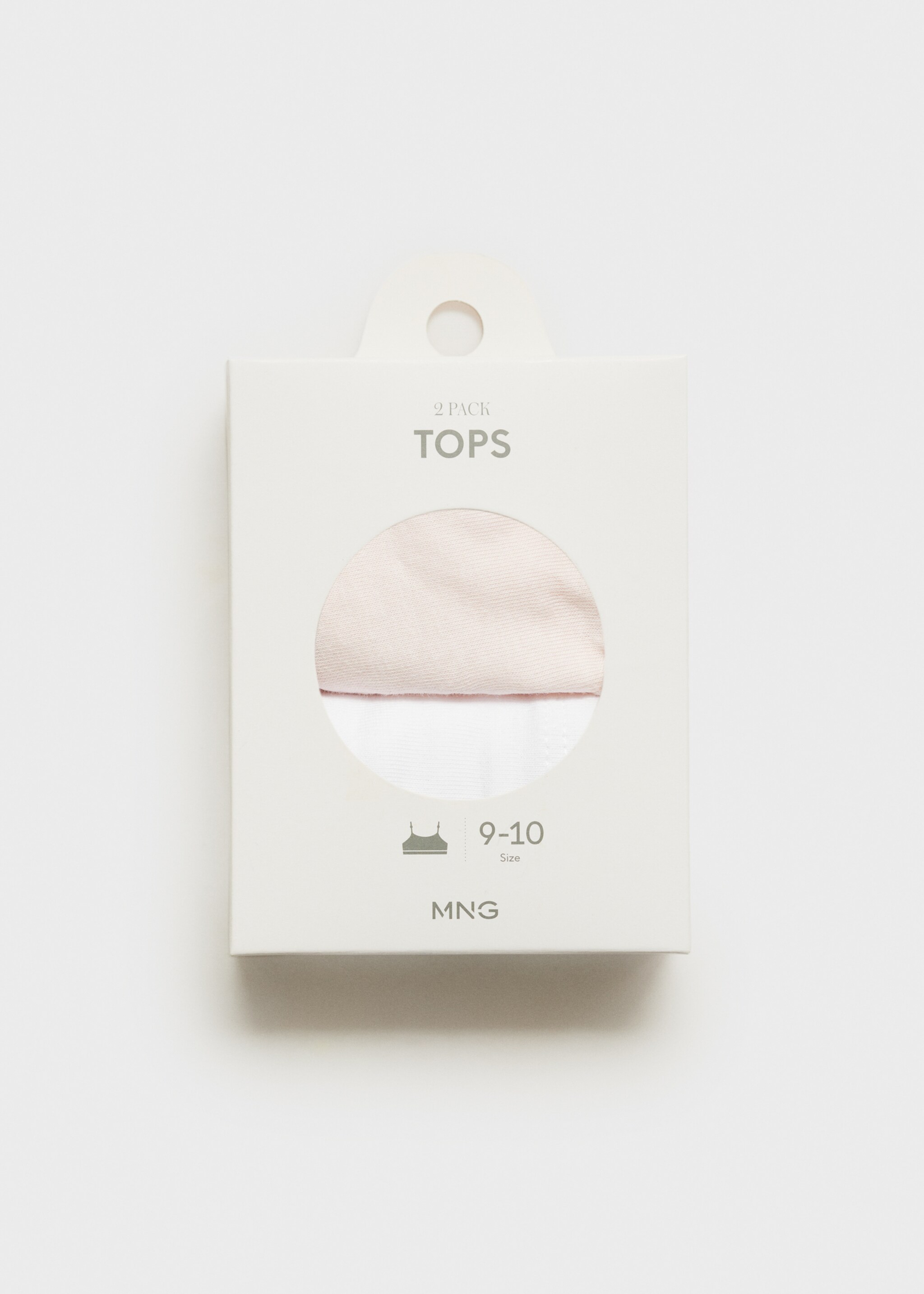 2-pack cotton tops - Details of the article 0, Pink. Ref: 77067696-00.