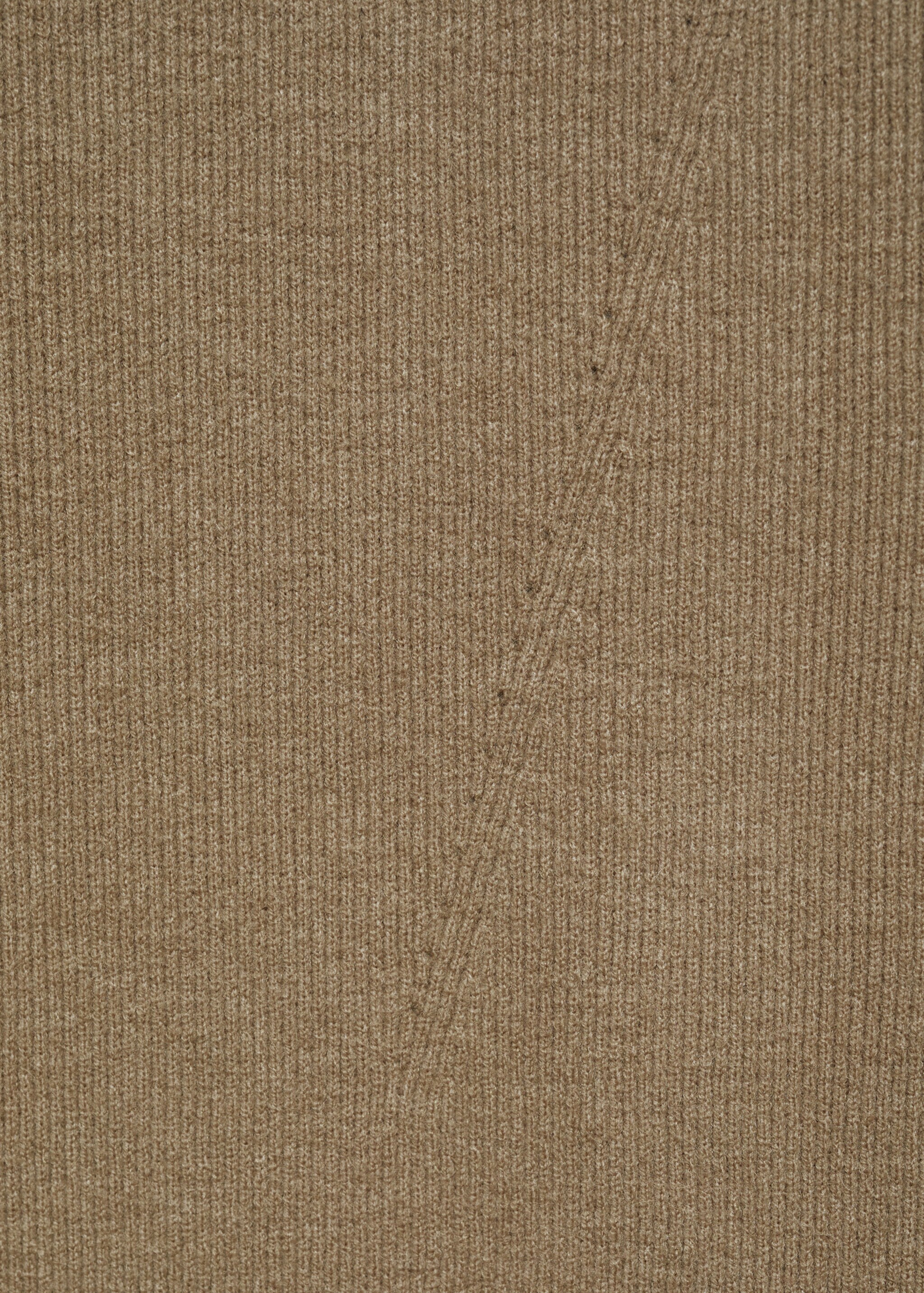 Zip Knitted dress - Details of the article 0, Khaki. Ref: 77067698-00.