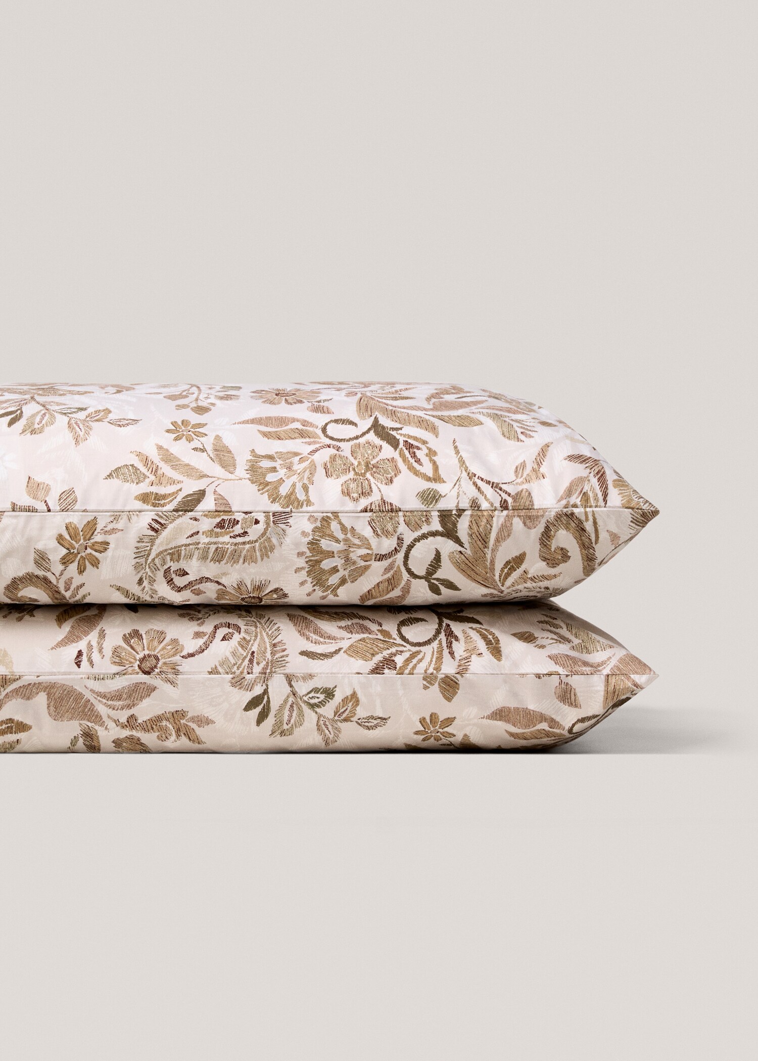 Örngott percalebomull blommigt mönster 50x75 cm - Detaljer om artikeln 1