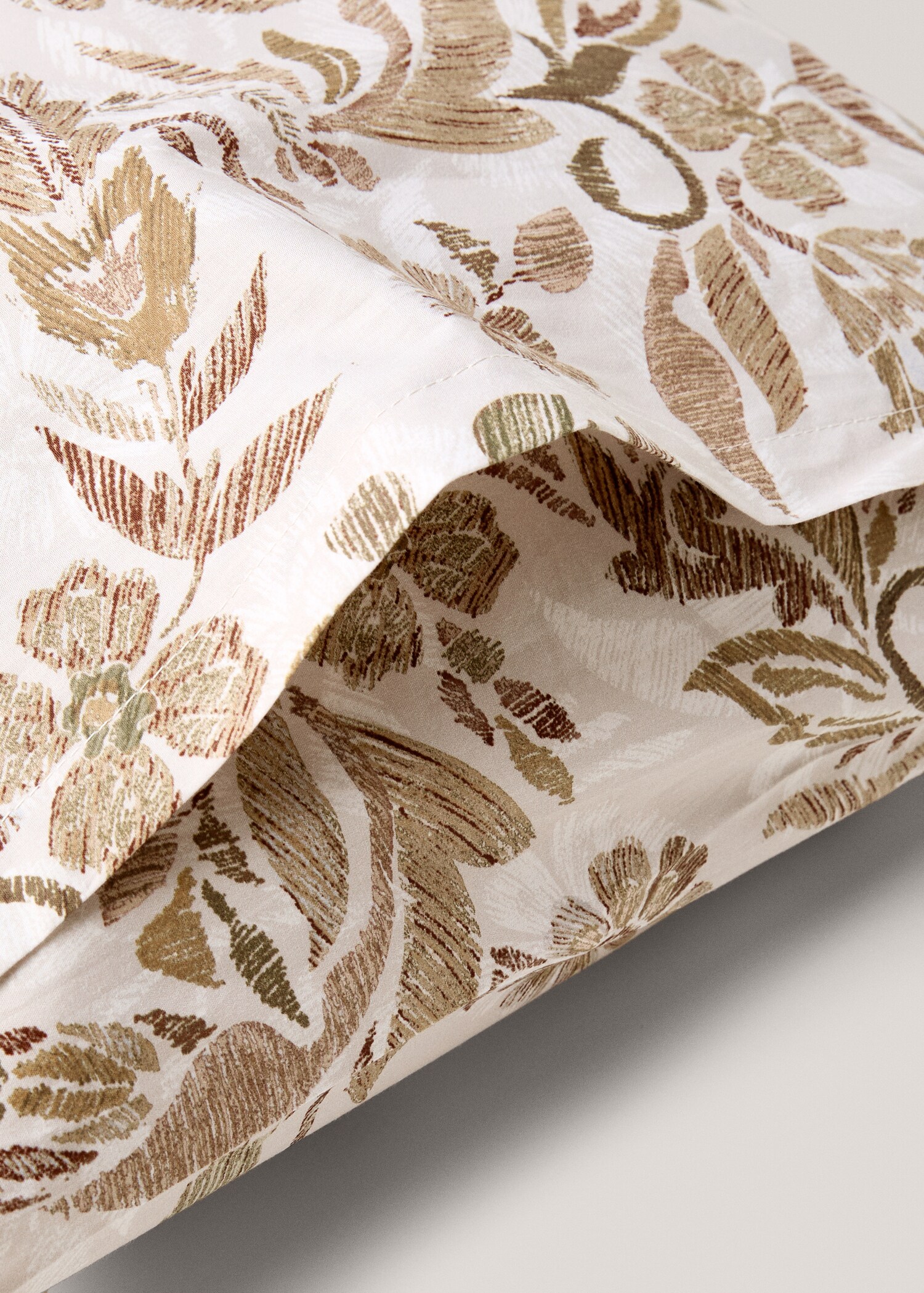 Örngott percalebomull blommigt mönster 50x75 cm - Detaljer om artikeln 2