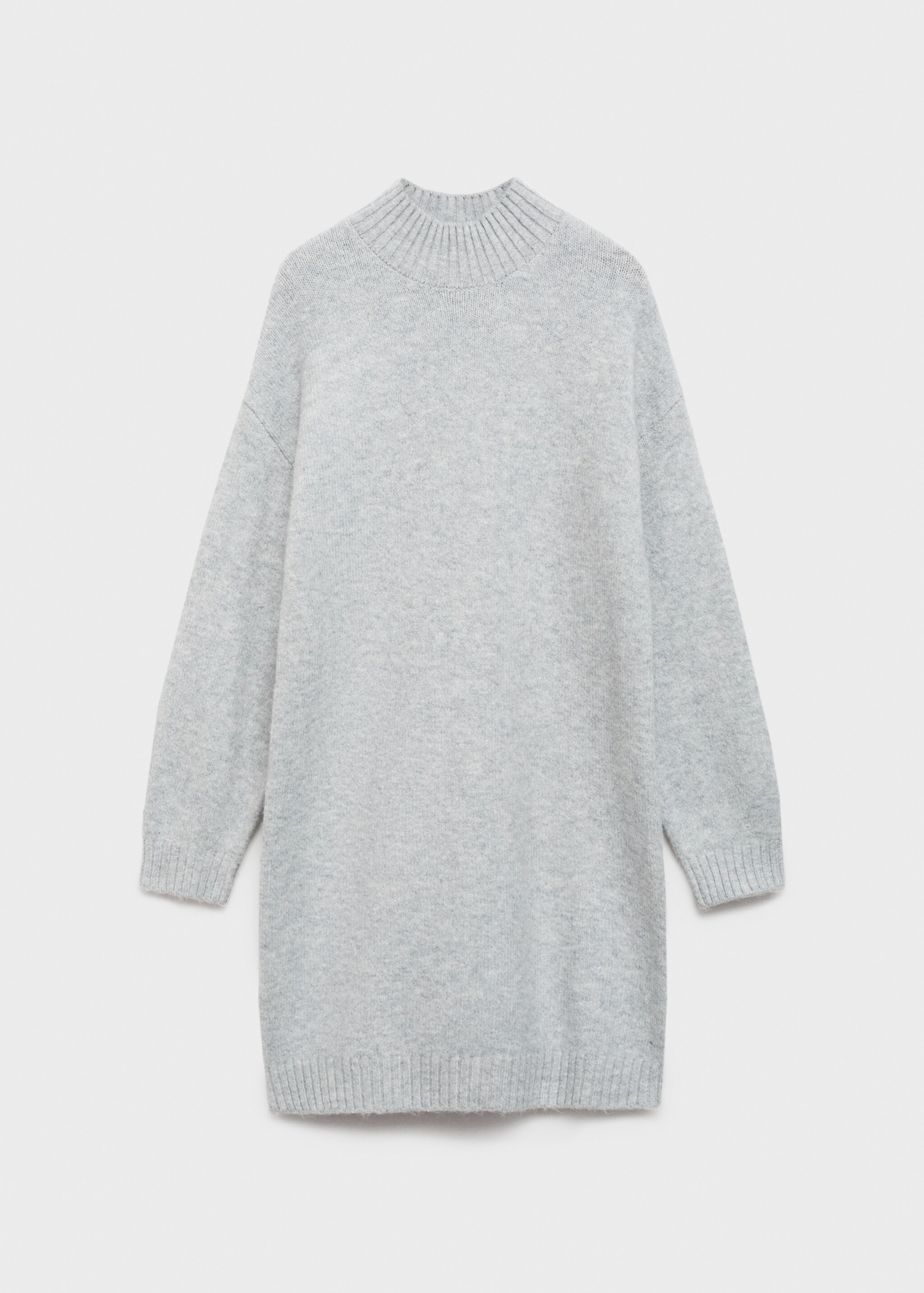 Knitted dress - Article without model, Medium Heather Grey. Ref: 77067708-00.