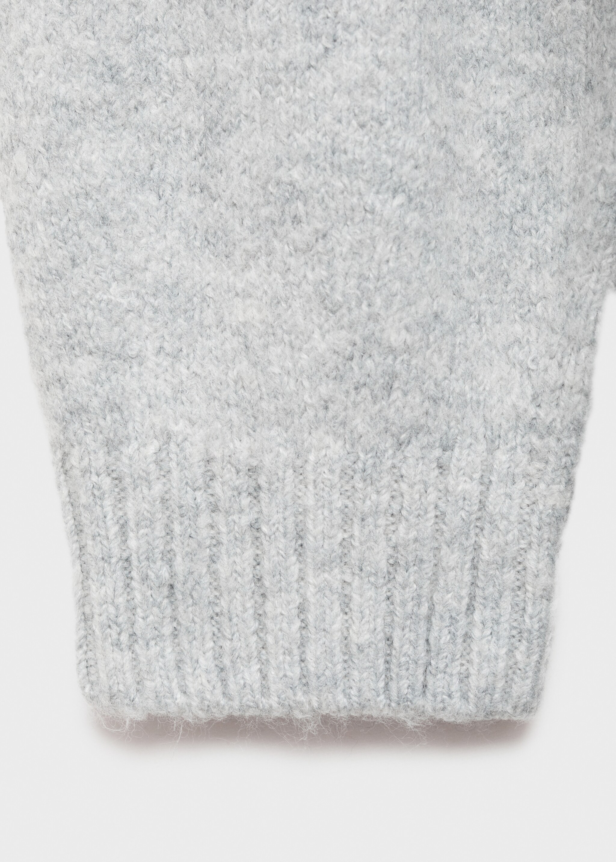Knitted dress - Details of the article 0, Medium Heather Grey. Ref: 77067708-00.