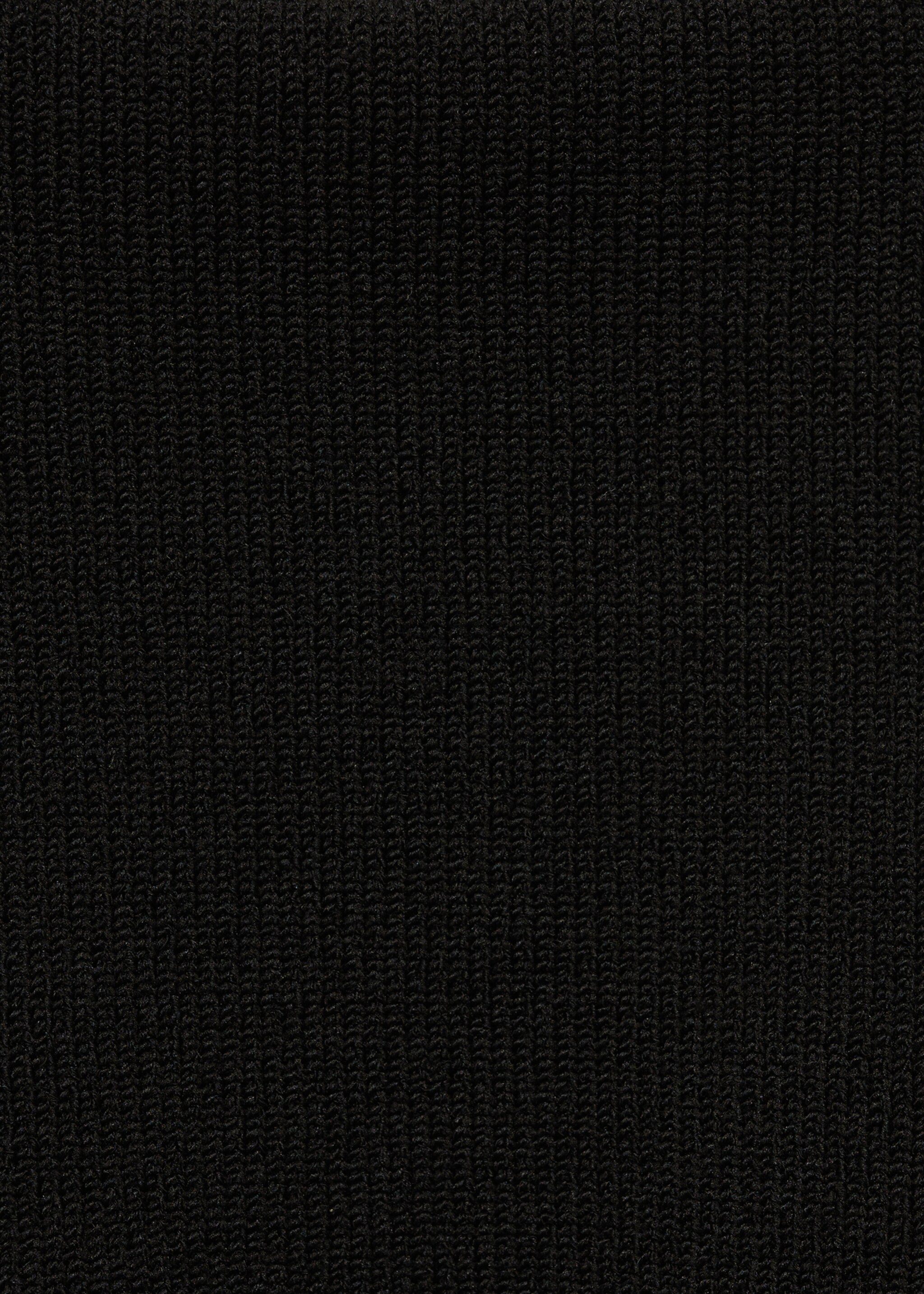 Ribbed midi skirt - Details of the article 8, Black. Ref: 77067711-00.