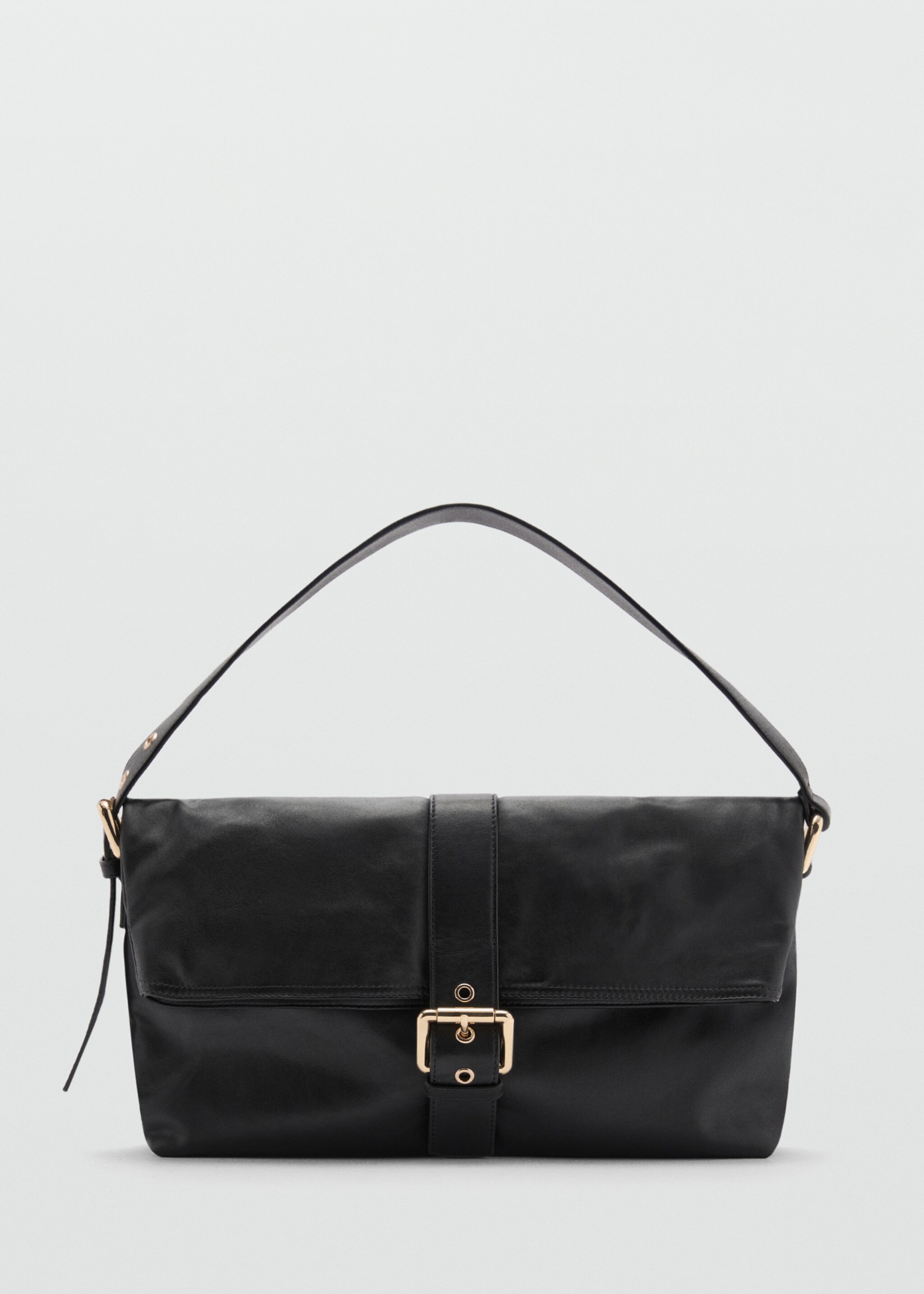 Bolso piel hebilla - Artículo sin modelo, Negro. Ref: 77067712-00.