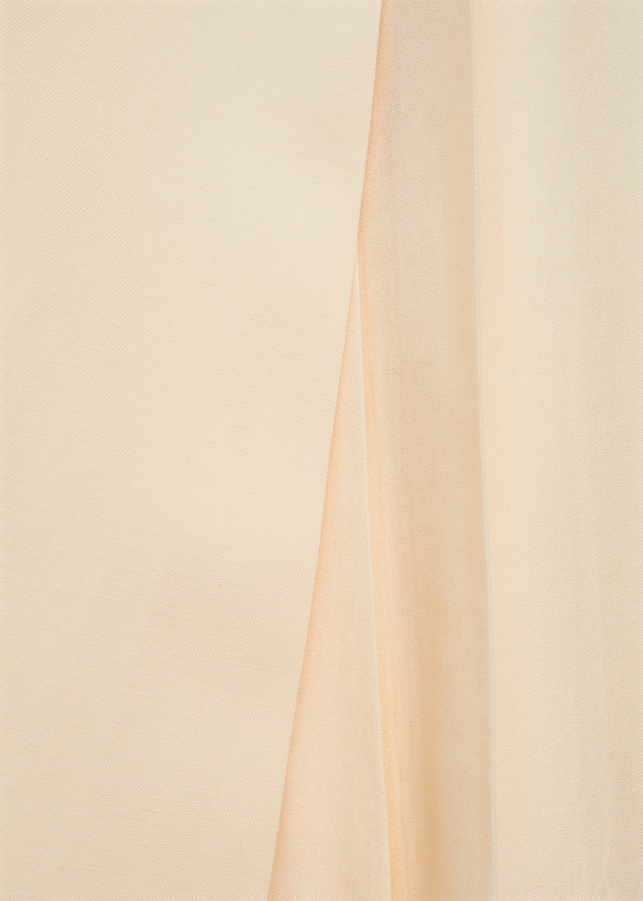 Lyocell skirt with bow - Details of the article 0, Ecru. Ref: 77067720-00.