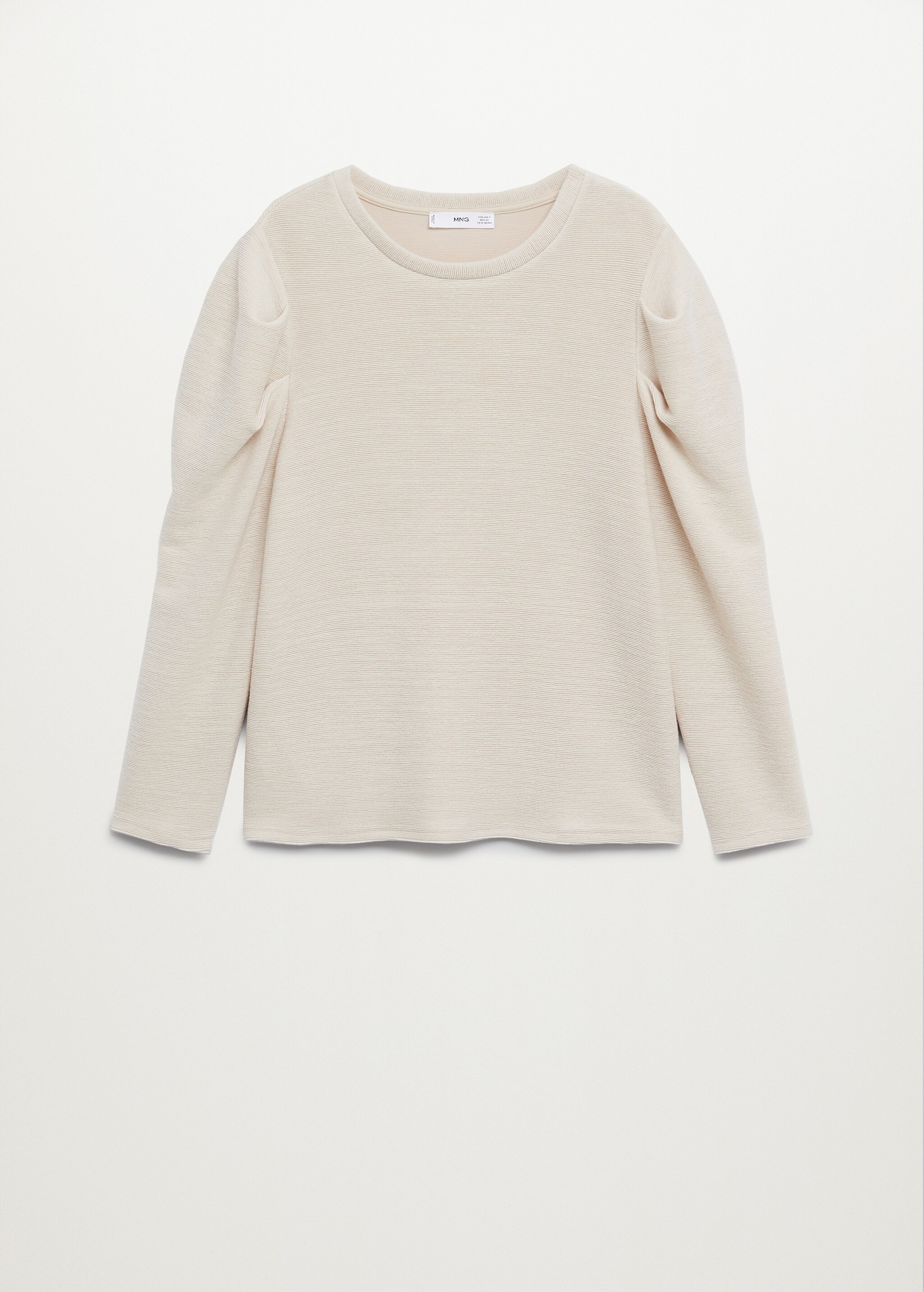 Puffed shoulder t-shirt - Article without model