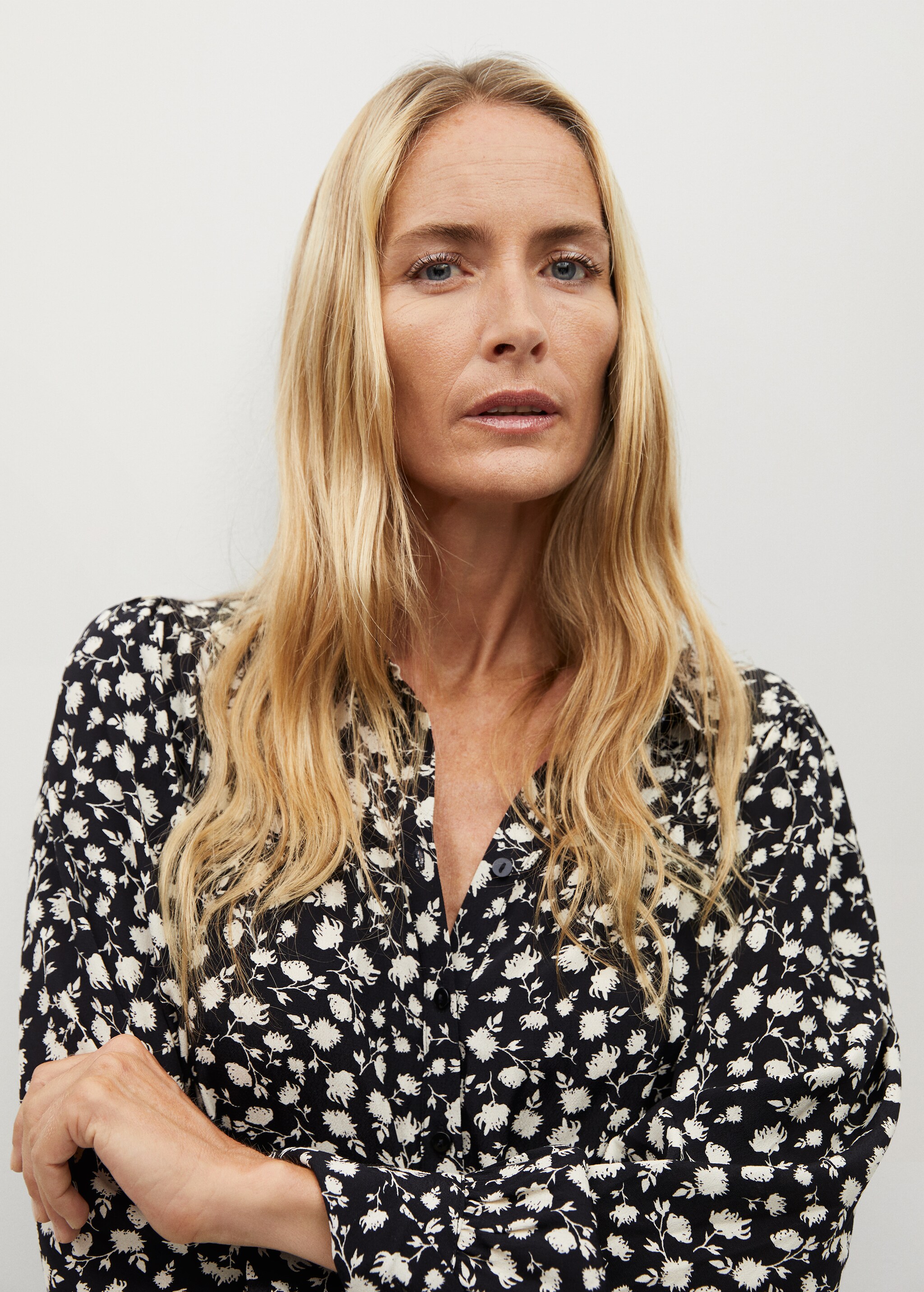 Ruffle printed dress - Details of the article 2