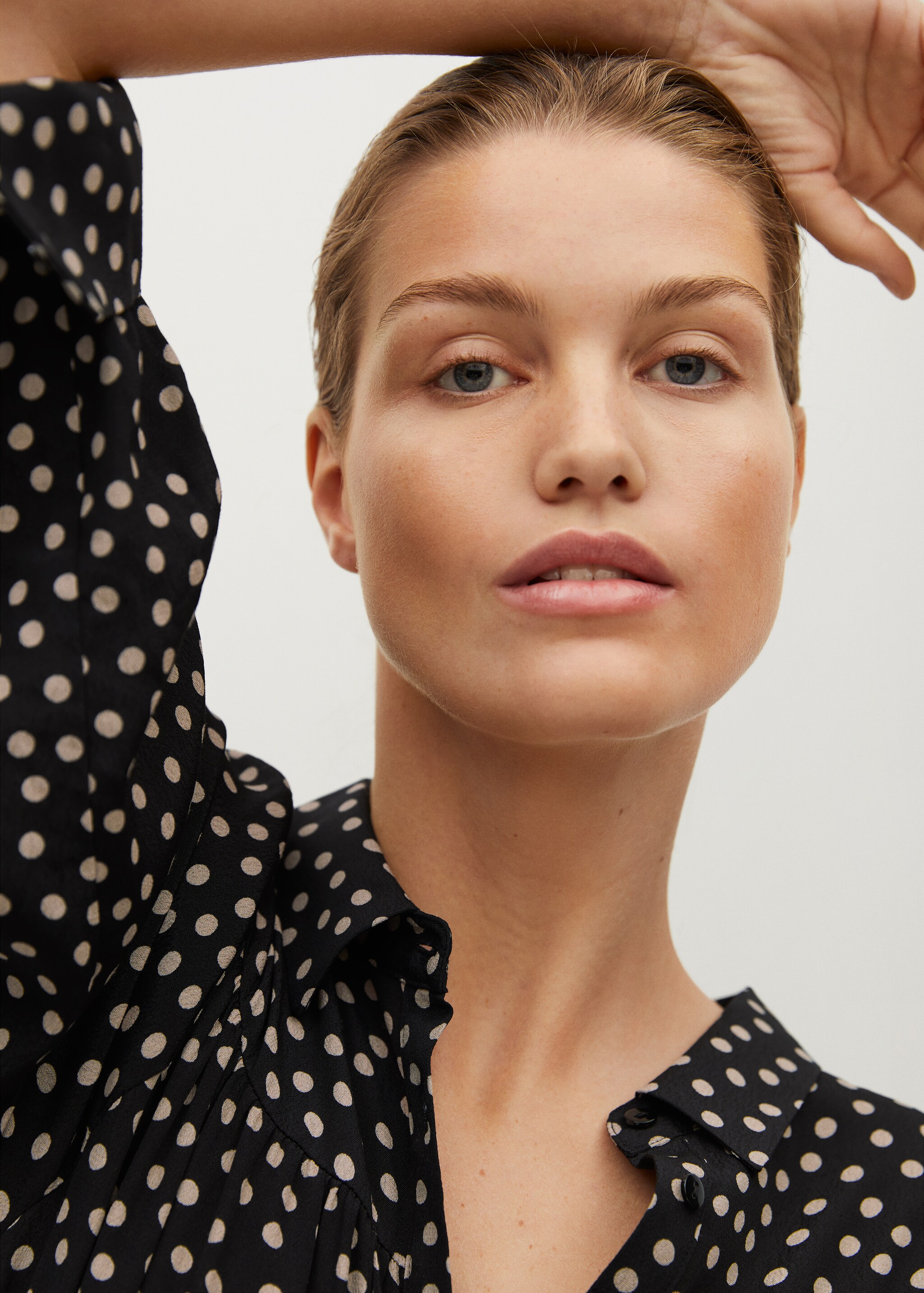 Ruffle printed dress - Details of the article 2