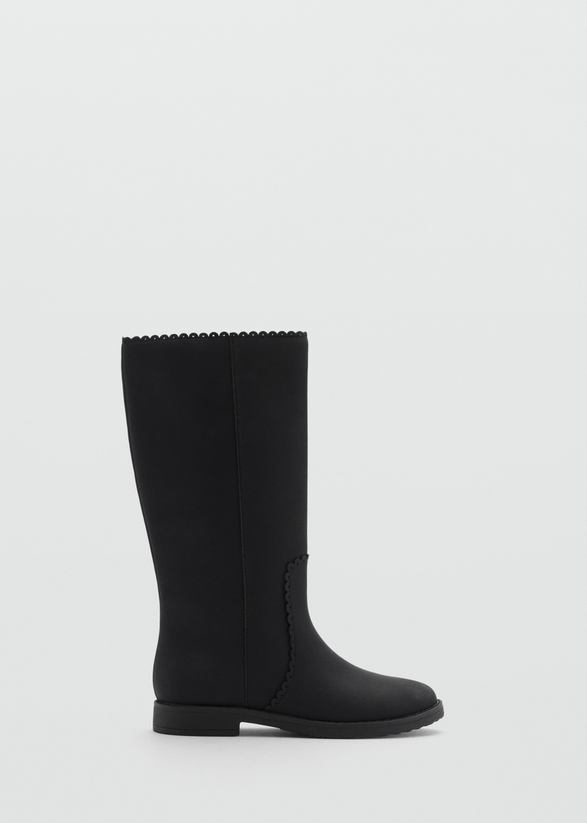 Bota alta plana - Artículo sin modelo, Negro. Ref: 77067911-00.