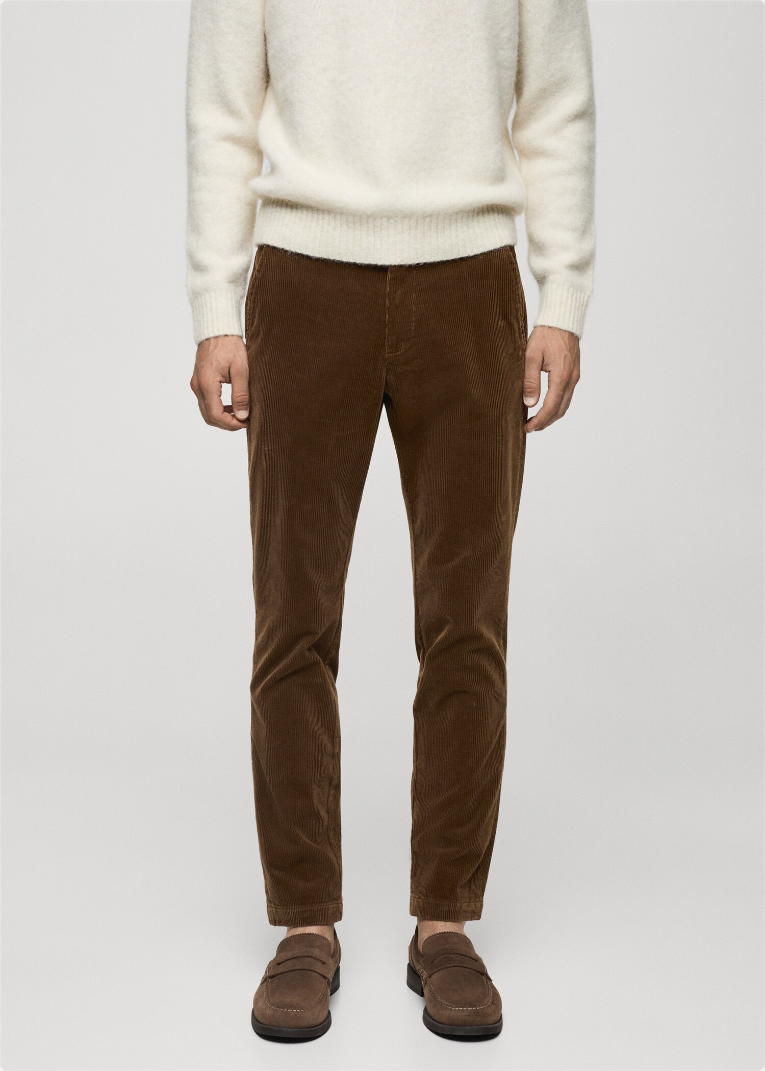 Slim Fit-Cordhose - Mittlere Ansicht