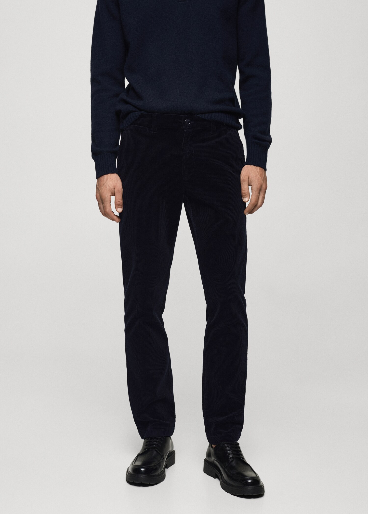 Slim Fit-Cordhose - Mittlere Ansicht
