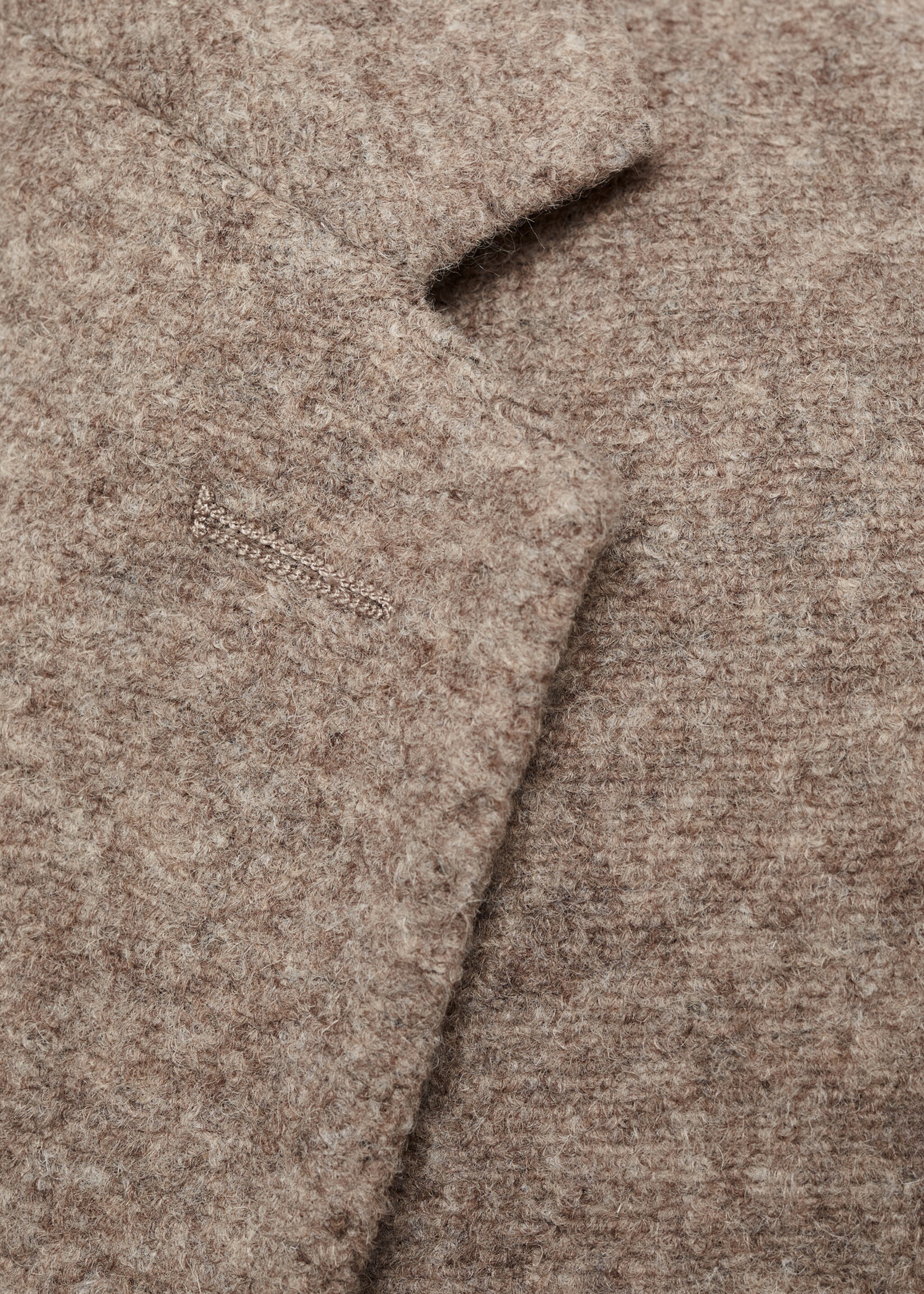 Americana franela lana italiana - Detalle del artículo 8, Beige. Ref: 77067915-00.