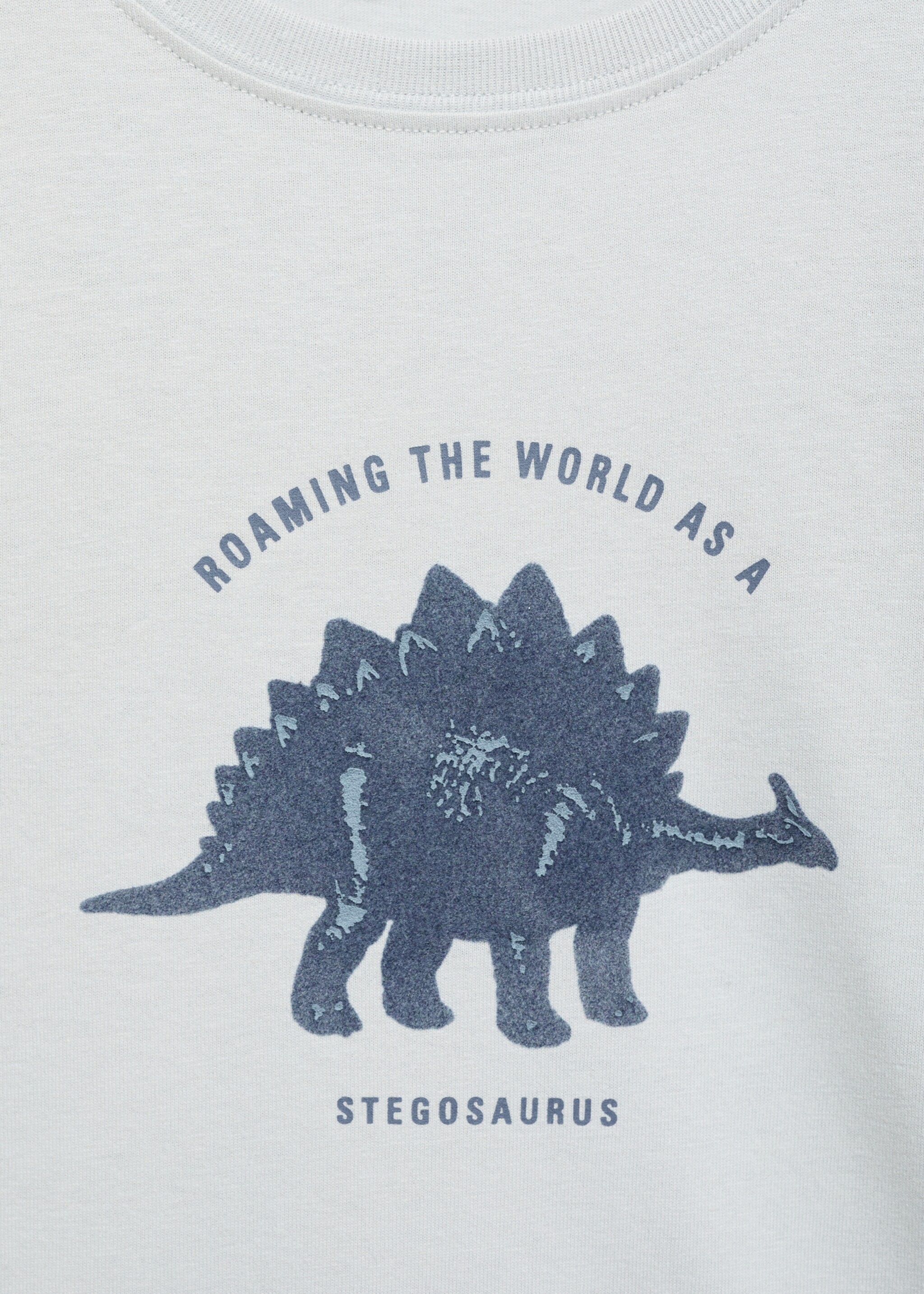T-shirt imprimé dinosaure - Détail de l'article 8, Gris clair/pastel. Ref: 77067919-00.