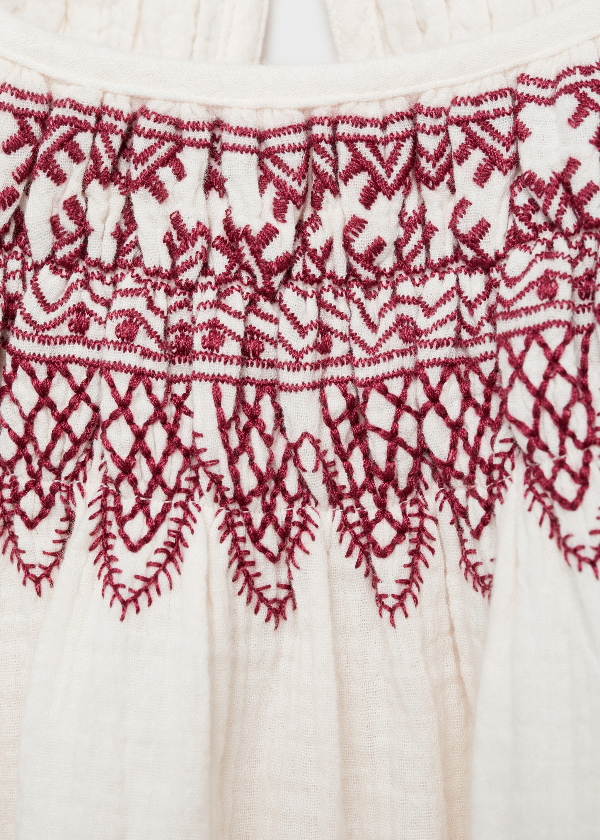 Blusa pormenores bordados - Pormenor do artigo 8