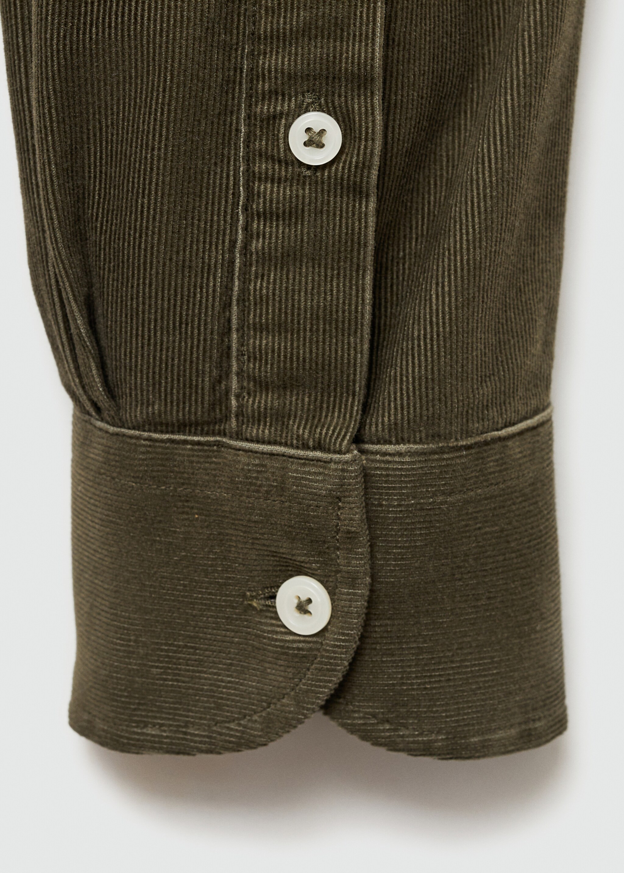 Classic fit košulja od mikro samta - Detalji artikla 0, Kaki. Ref: 77067924-00.