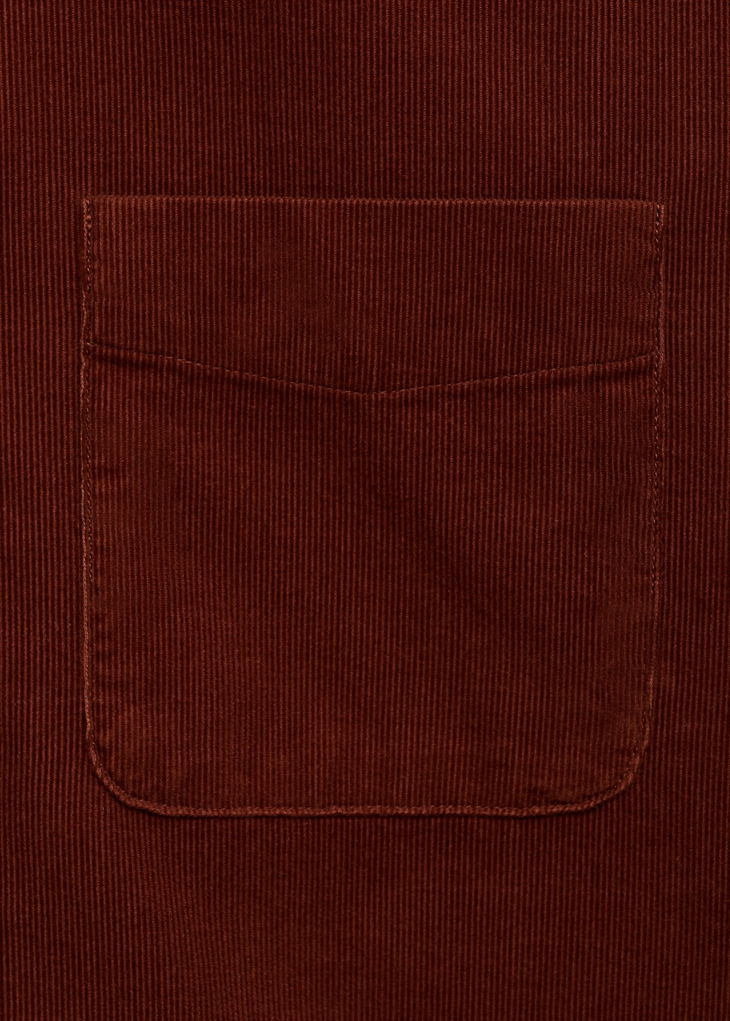 Classic-fit micro-corduroy shirt - Details of the article 8