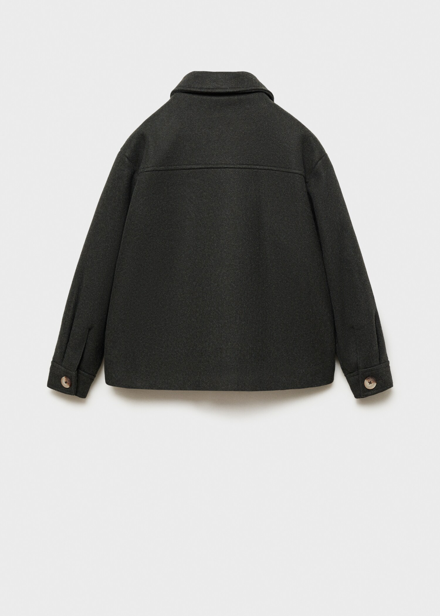 Short cloth coat - Reverse of the article