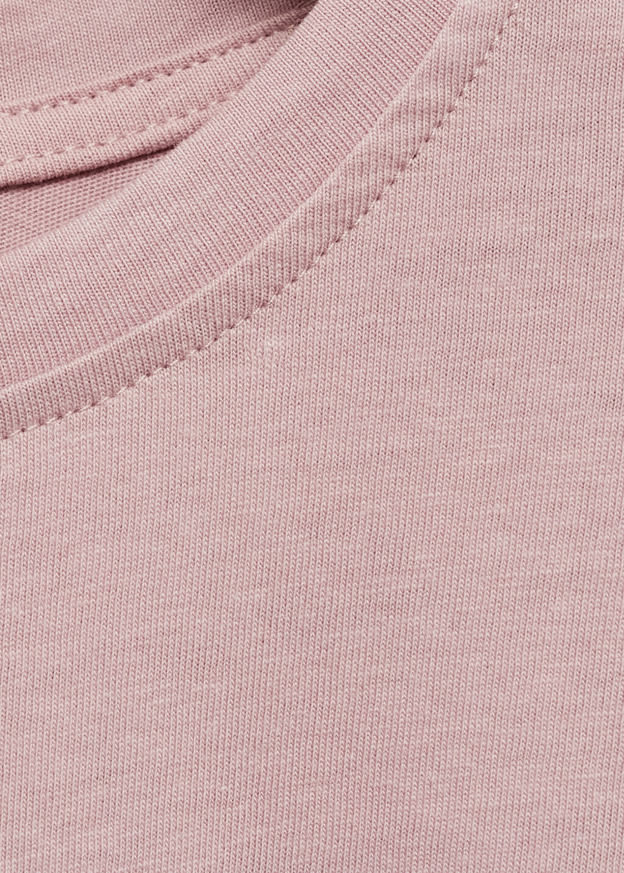 Beaded embroidery T-shirt - Details of the article 0, Pink. Ref: 77067934-00.