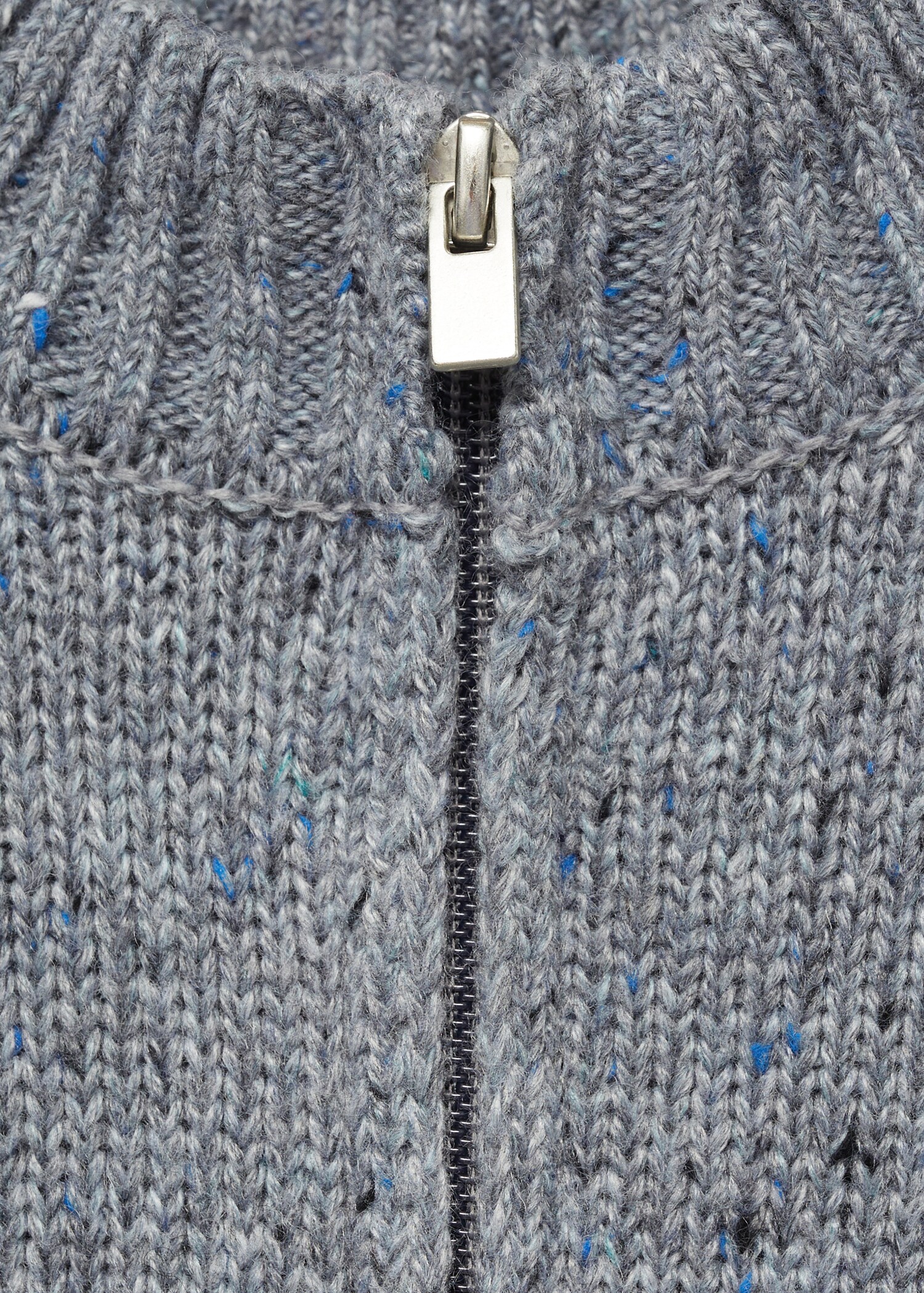 Zipped knit cardigan - Details of the article 8