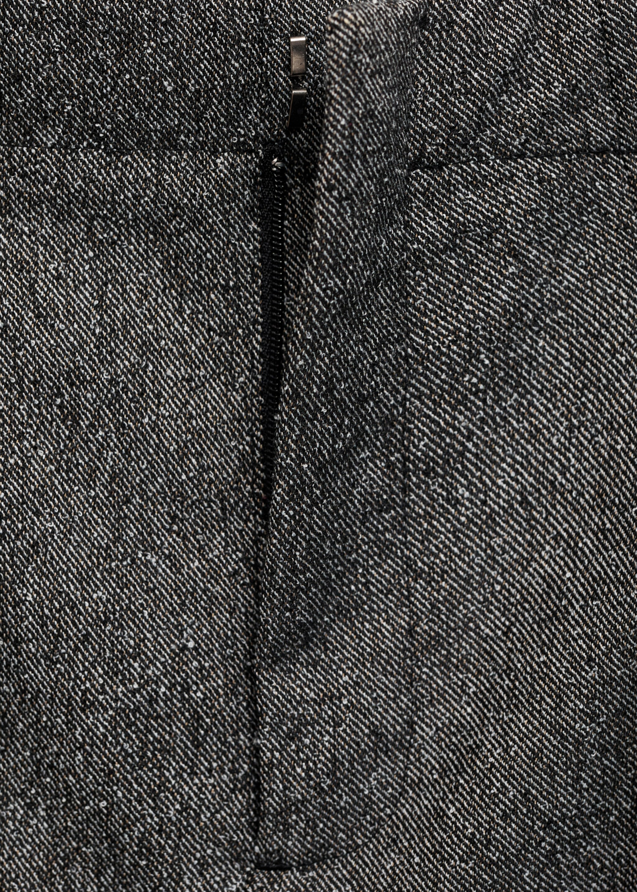 Pantalon à pinces jaspé - Détail de l'article 0, Noir. Ref: 77068264-00.