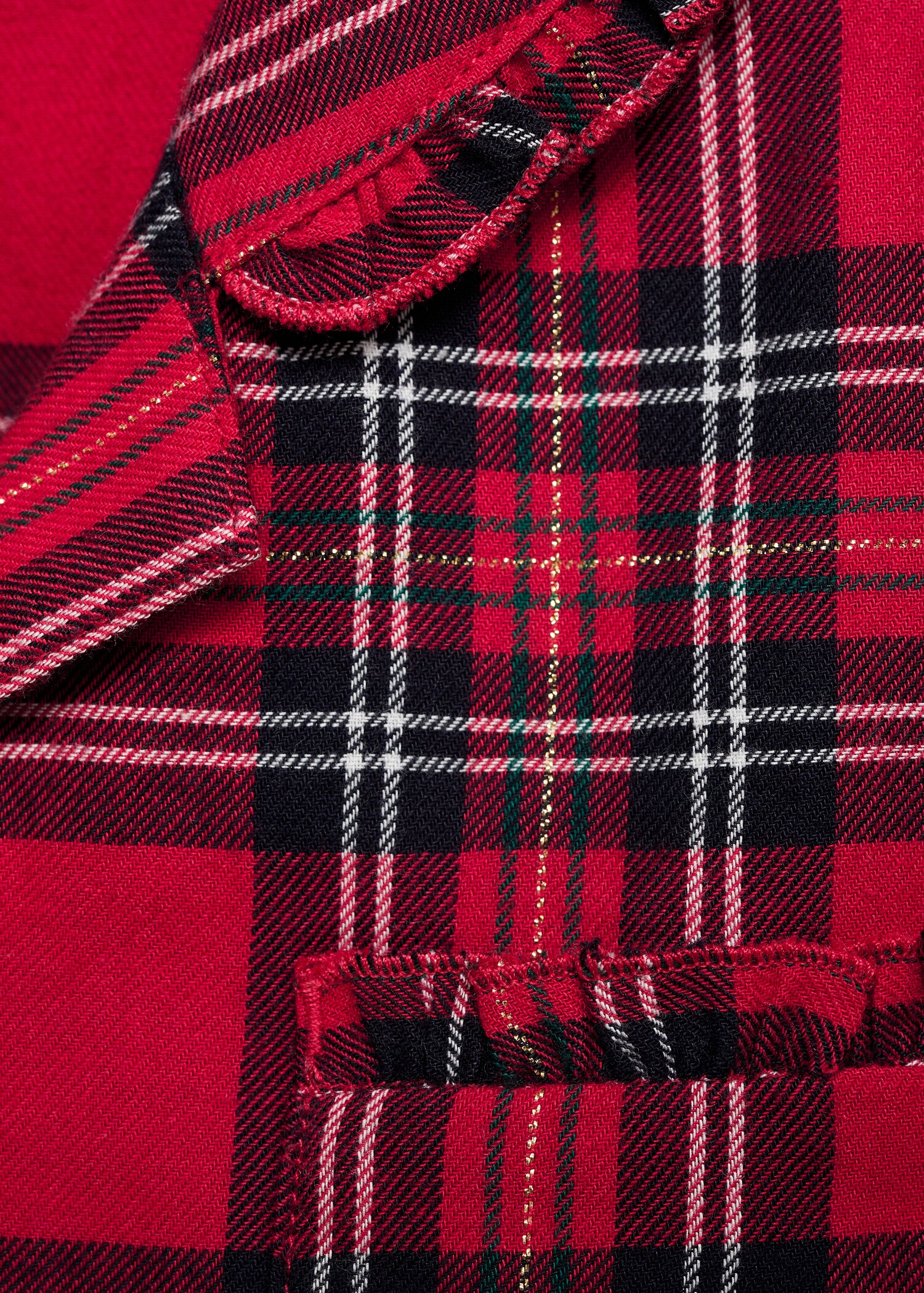 Two-pieces check long pyjamas - Details of the article 8
