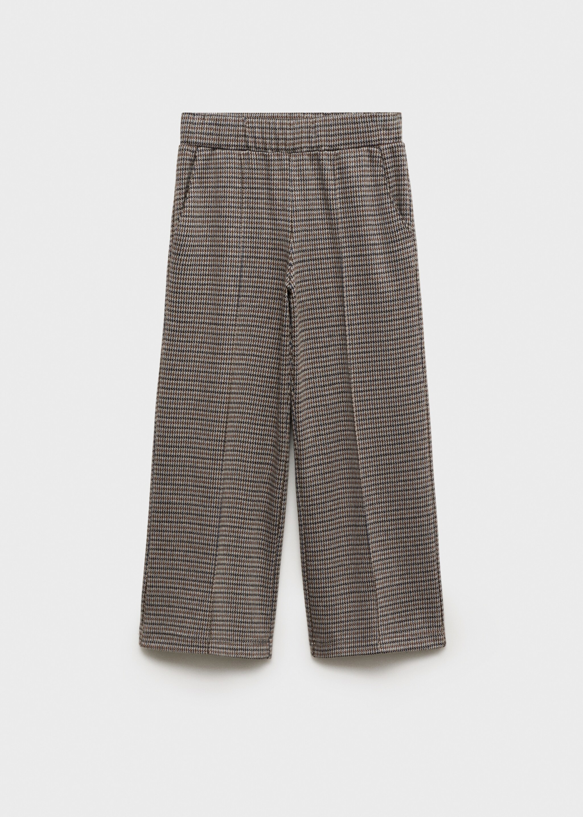 Pantaloni pied-de-poule - Articolo senza modello, Marrone. Ref: 77068269-00.