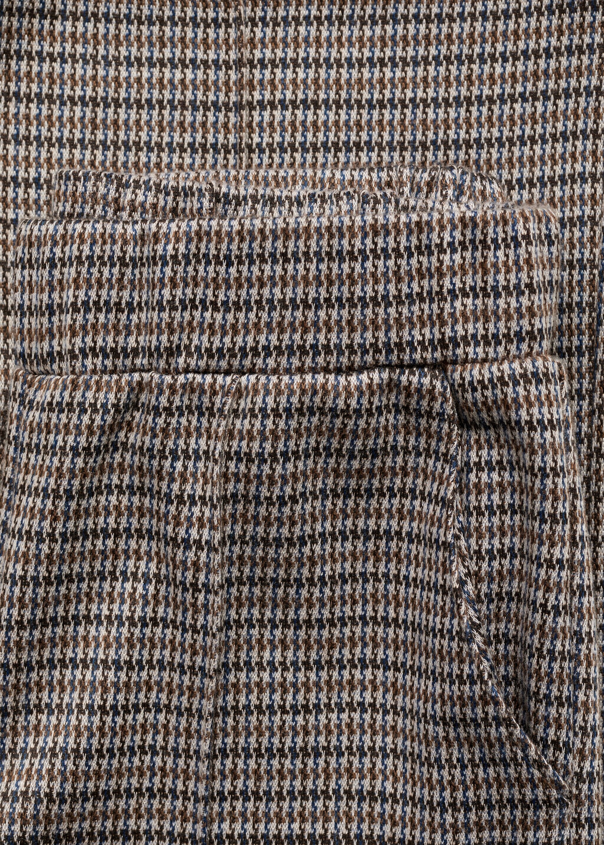 Pantaloni pied-de-poule - Dettaglio dell'articolo 8, Marrone. Ref: 77068269-00.