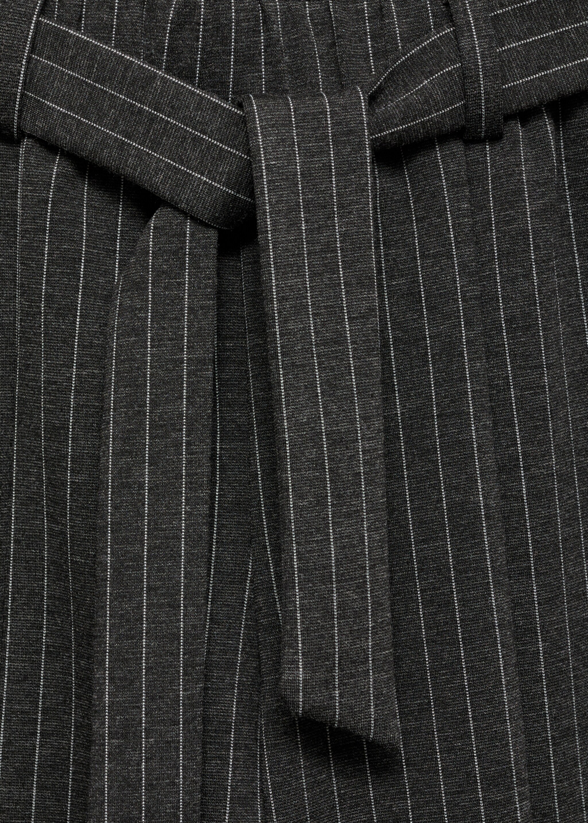 Pantalón culotte rayas - Detalle del artículo 8, Gris antracita. Ref: 77068270-00.