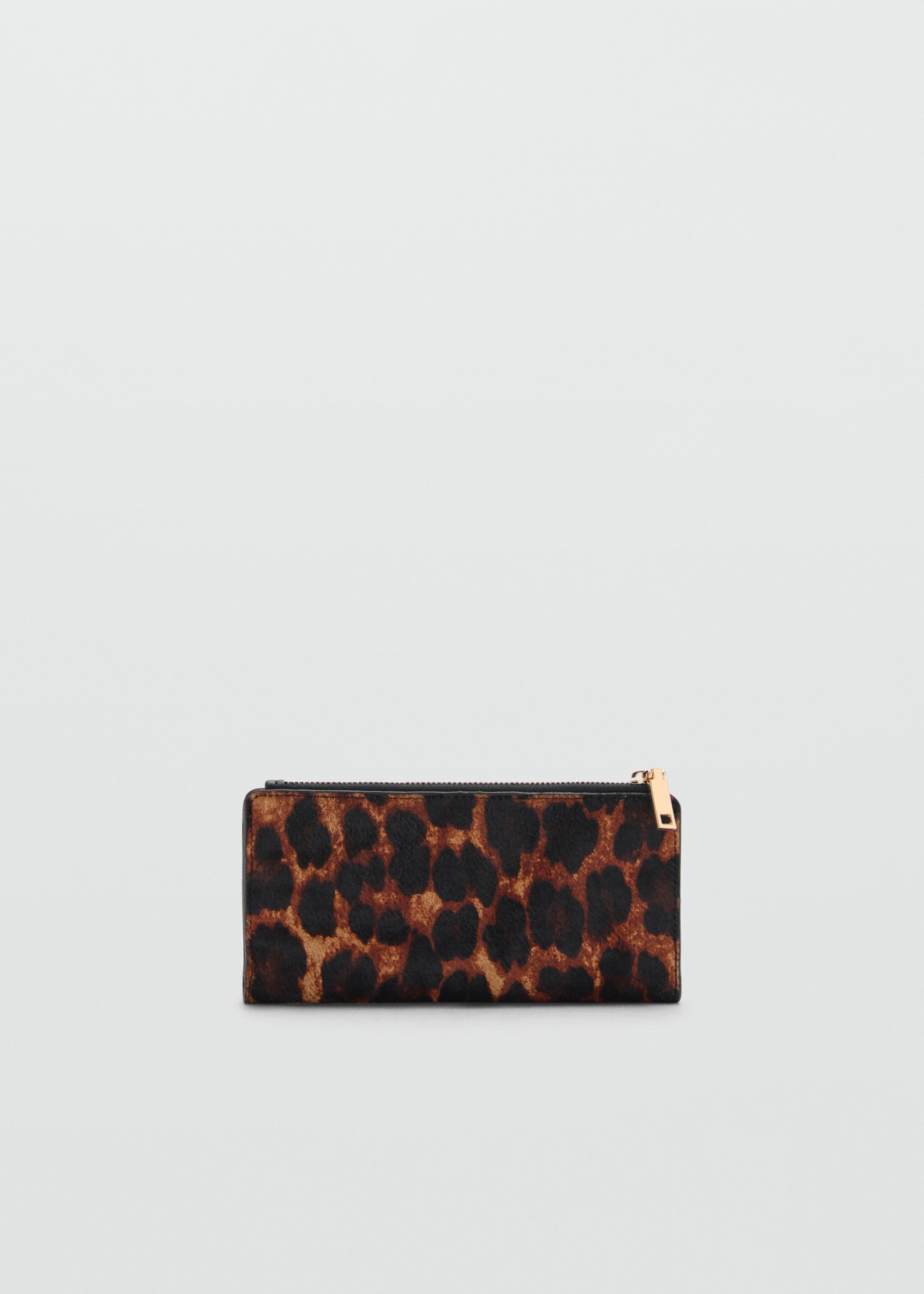Leopard-print fur leather wallet - Details of the article 2