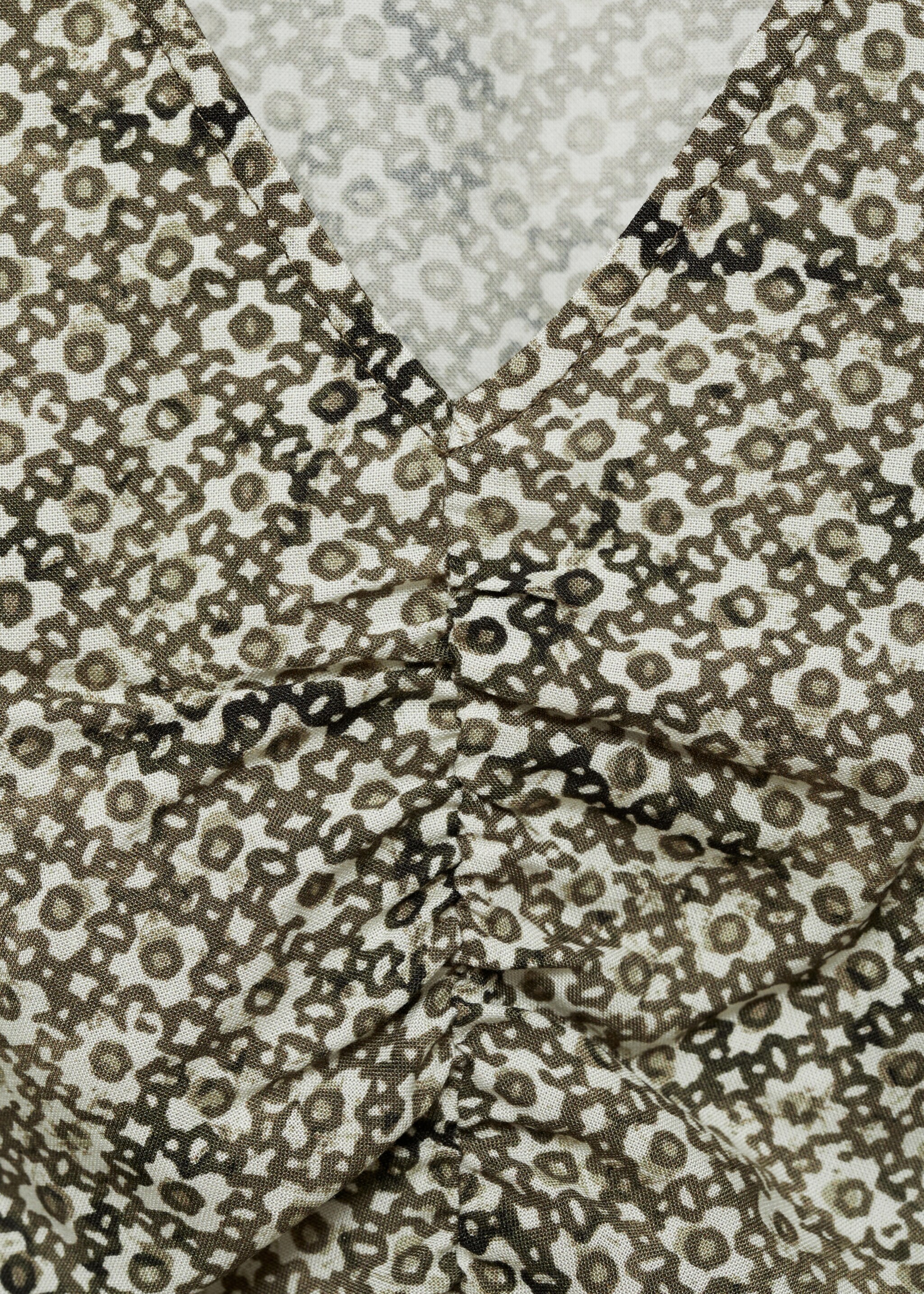 Ruched detail flower dress - Details of the article 8