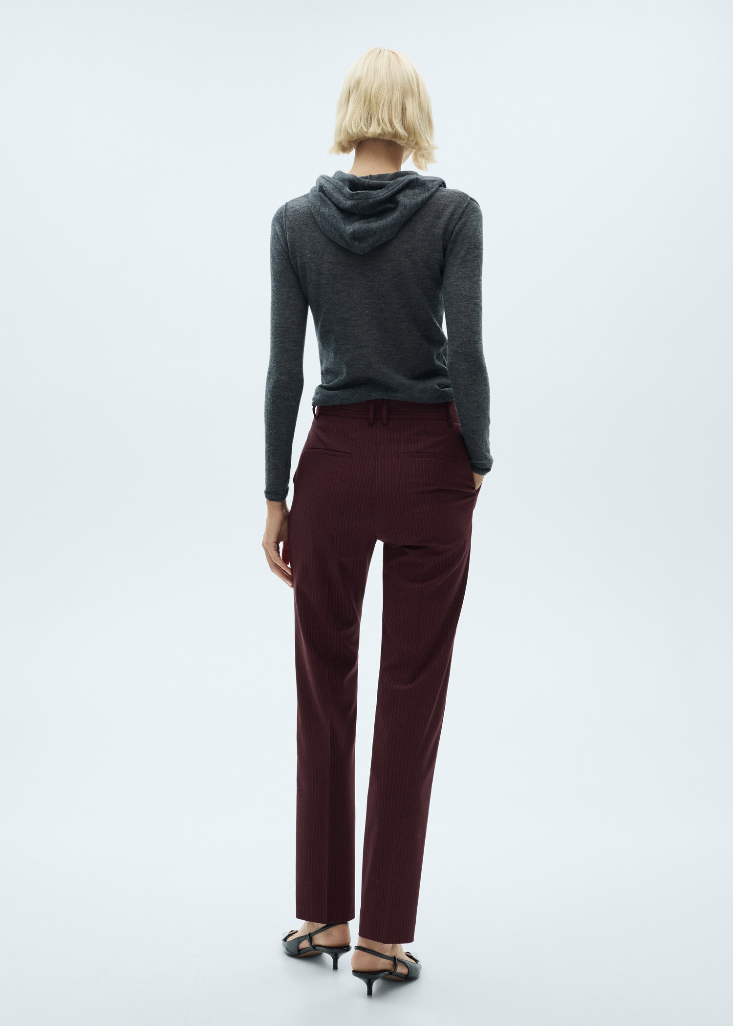 Pinstripe suit trousers - Reverse of the article