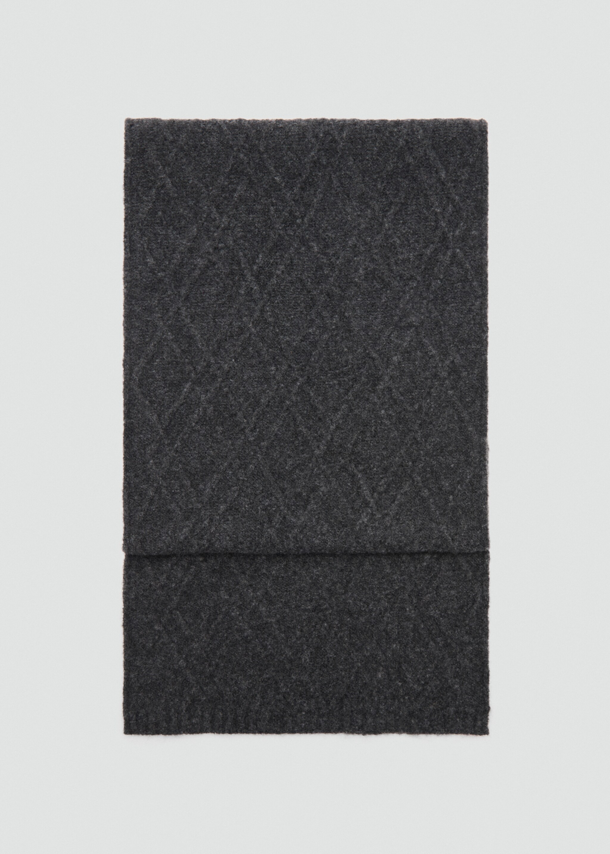 Wool braided scarf - Article without model