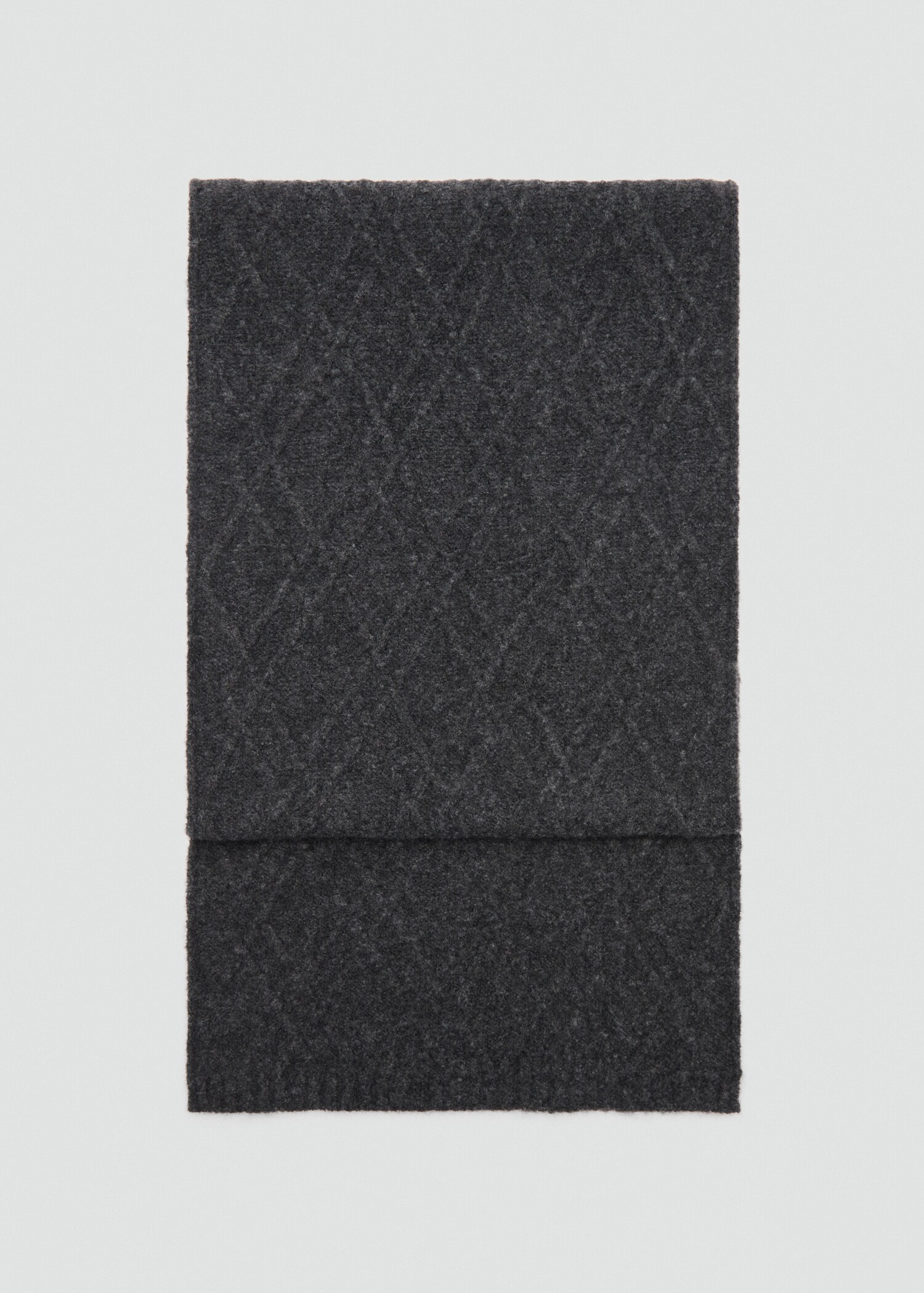 Wool braided scarf - Article without model