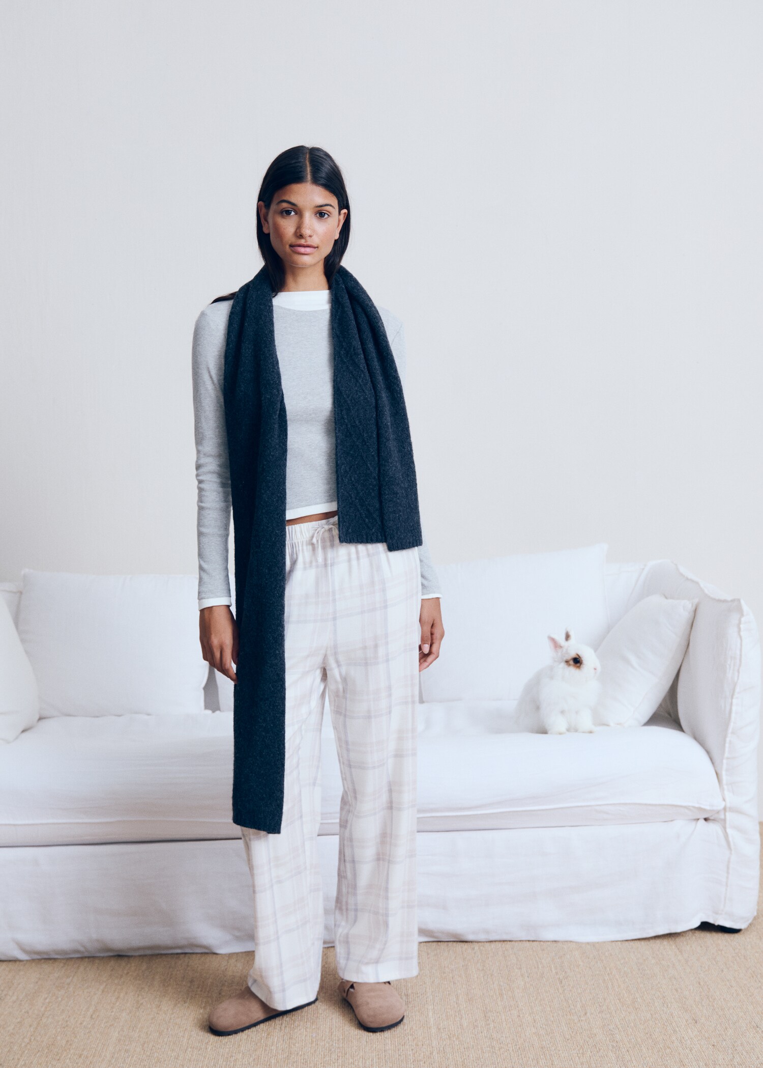Wool braided scarf - Details of the article 5