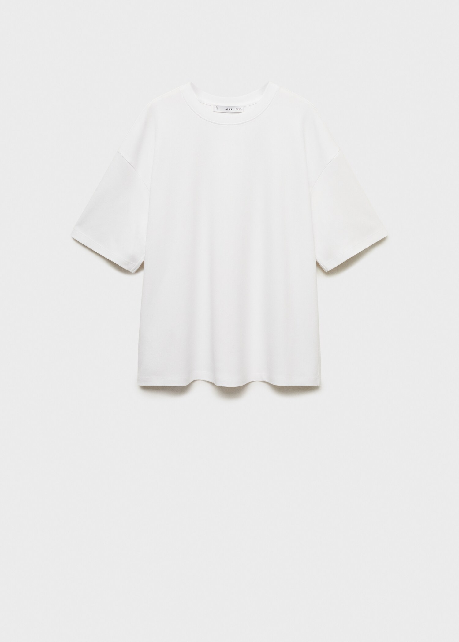 100% cotton oversized t-shirt - Article without model