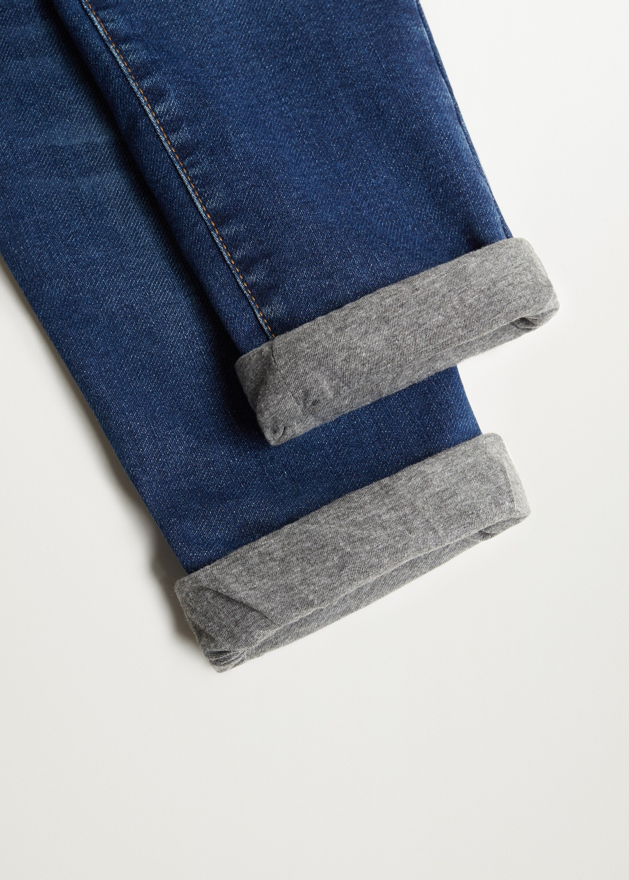 Comfy jeans with printed lining - Details of the article 8